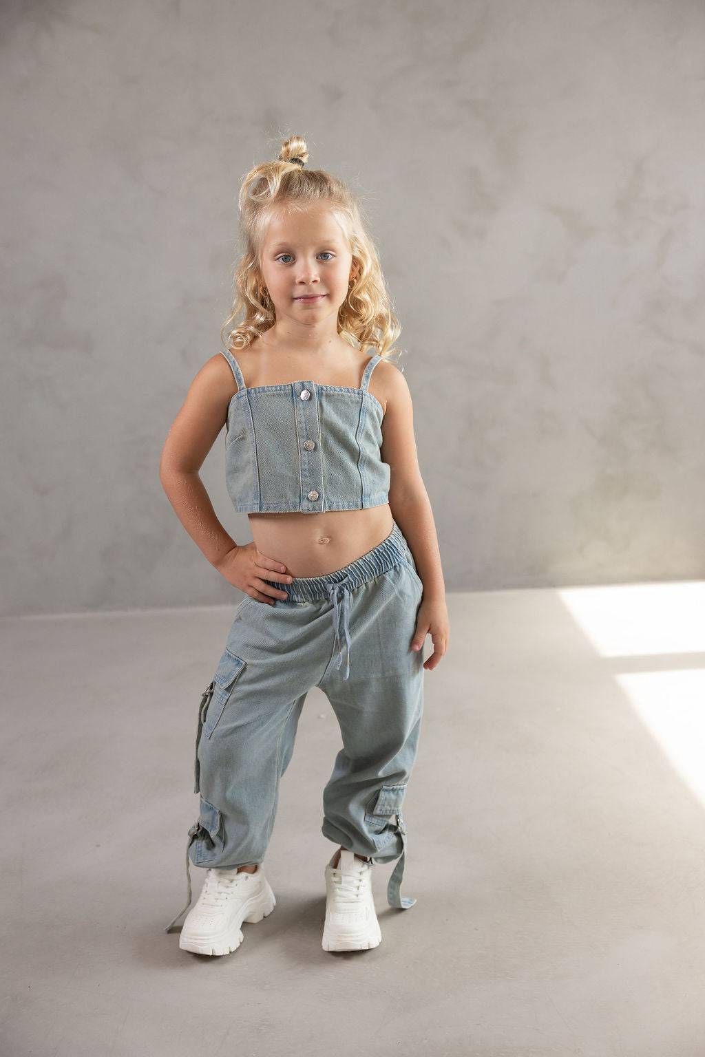 מחוך ג'ינס בהיר - Hipster