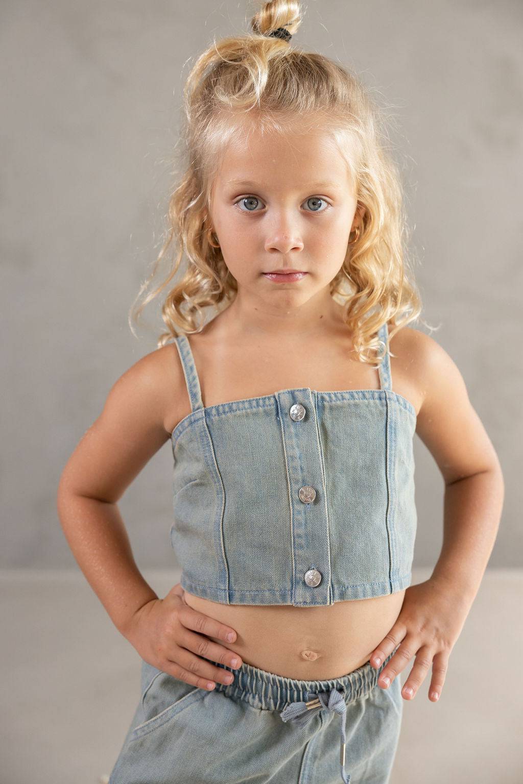 מחוך ג'ינס בהיר - Hipster