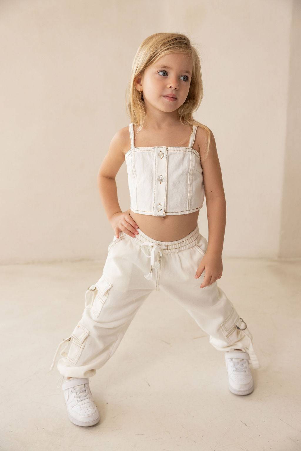 מחוך ג'ינס לבן - Hipster