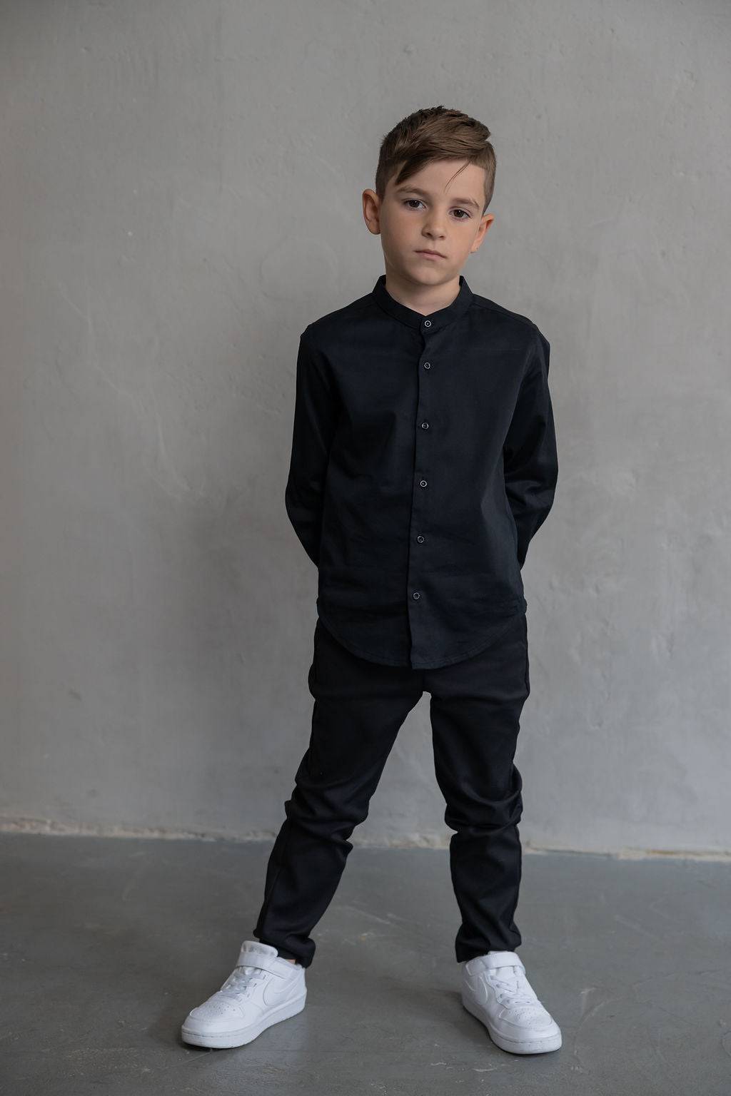 מכופתרת ערב שחורה - Hipster