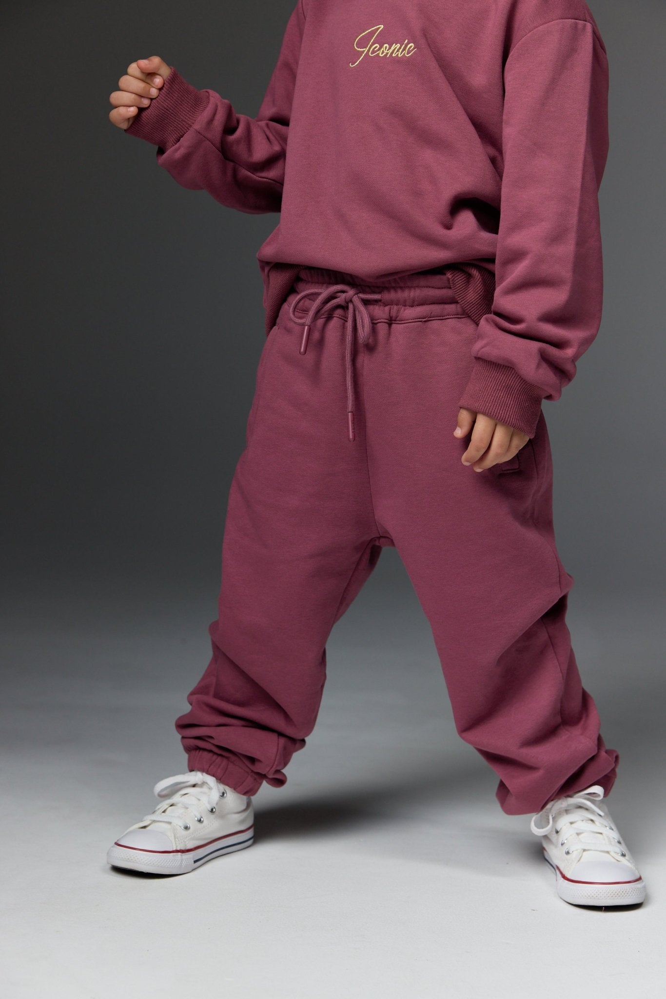 מכנס אייקון סגול חציל - Hipster