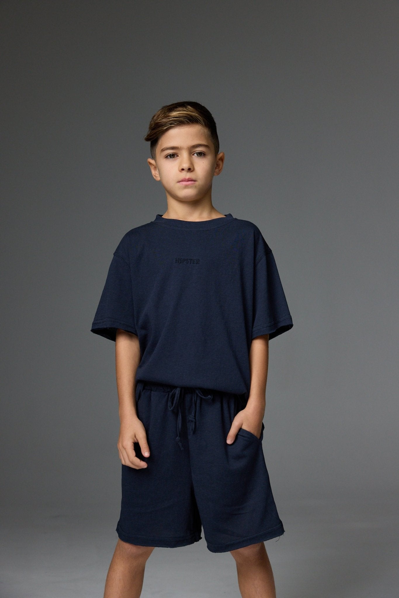 מכנס סופט כחול נייבי - Hipster