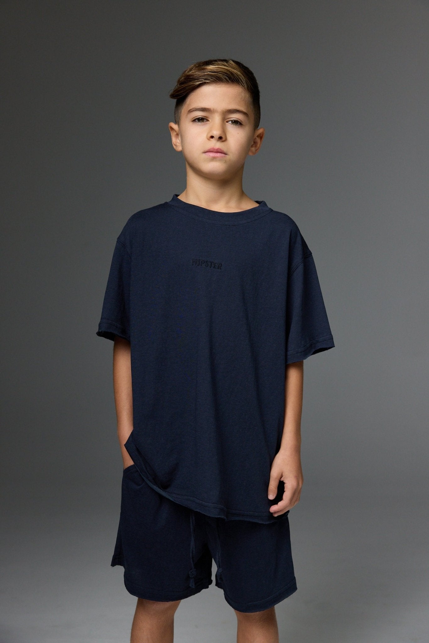 מכנס סופט כחול נייבי - Hipster