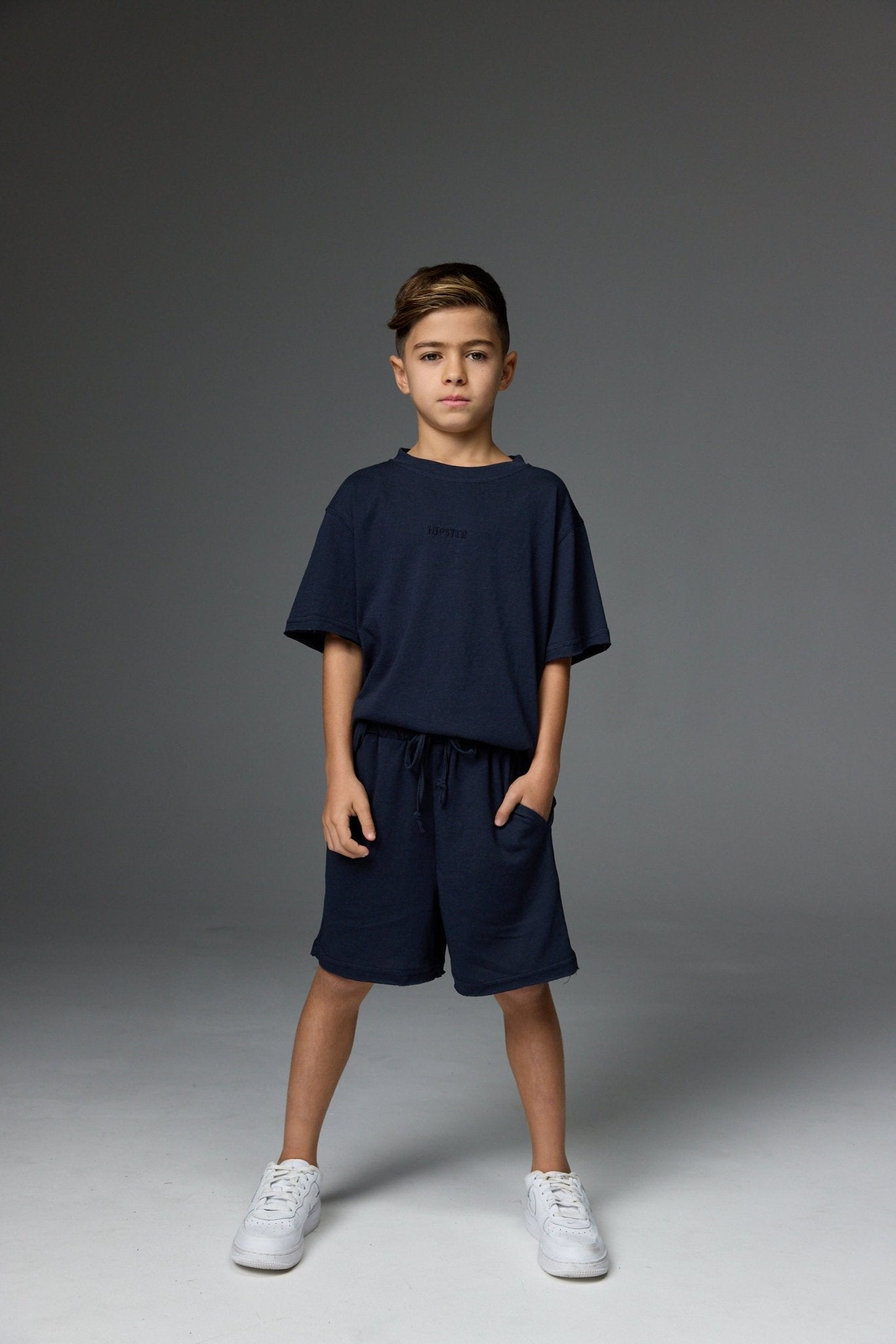 מכנס סופט כחול נייבי - Hipster