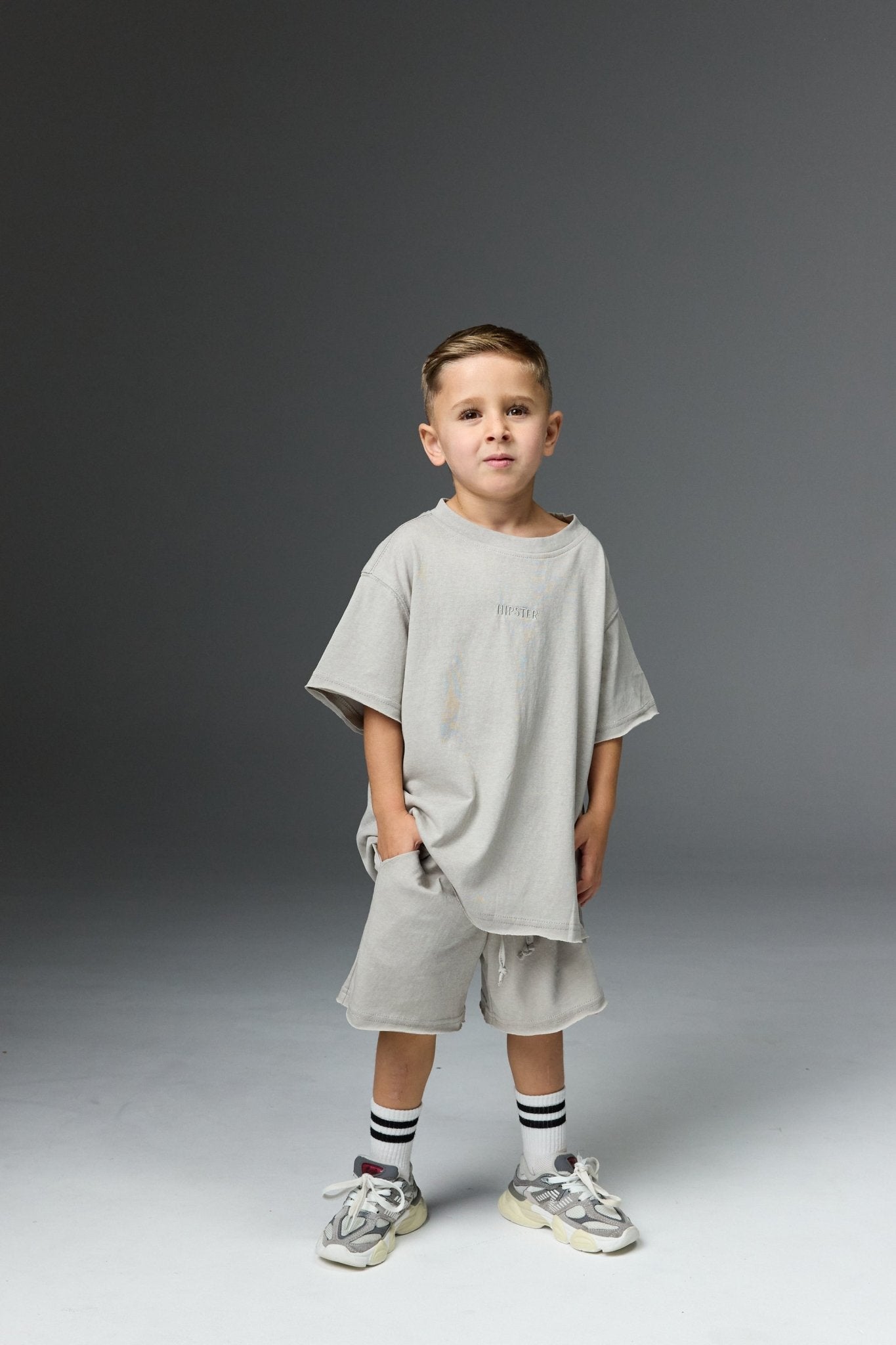 טישרט סופט אפורה - Hipster