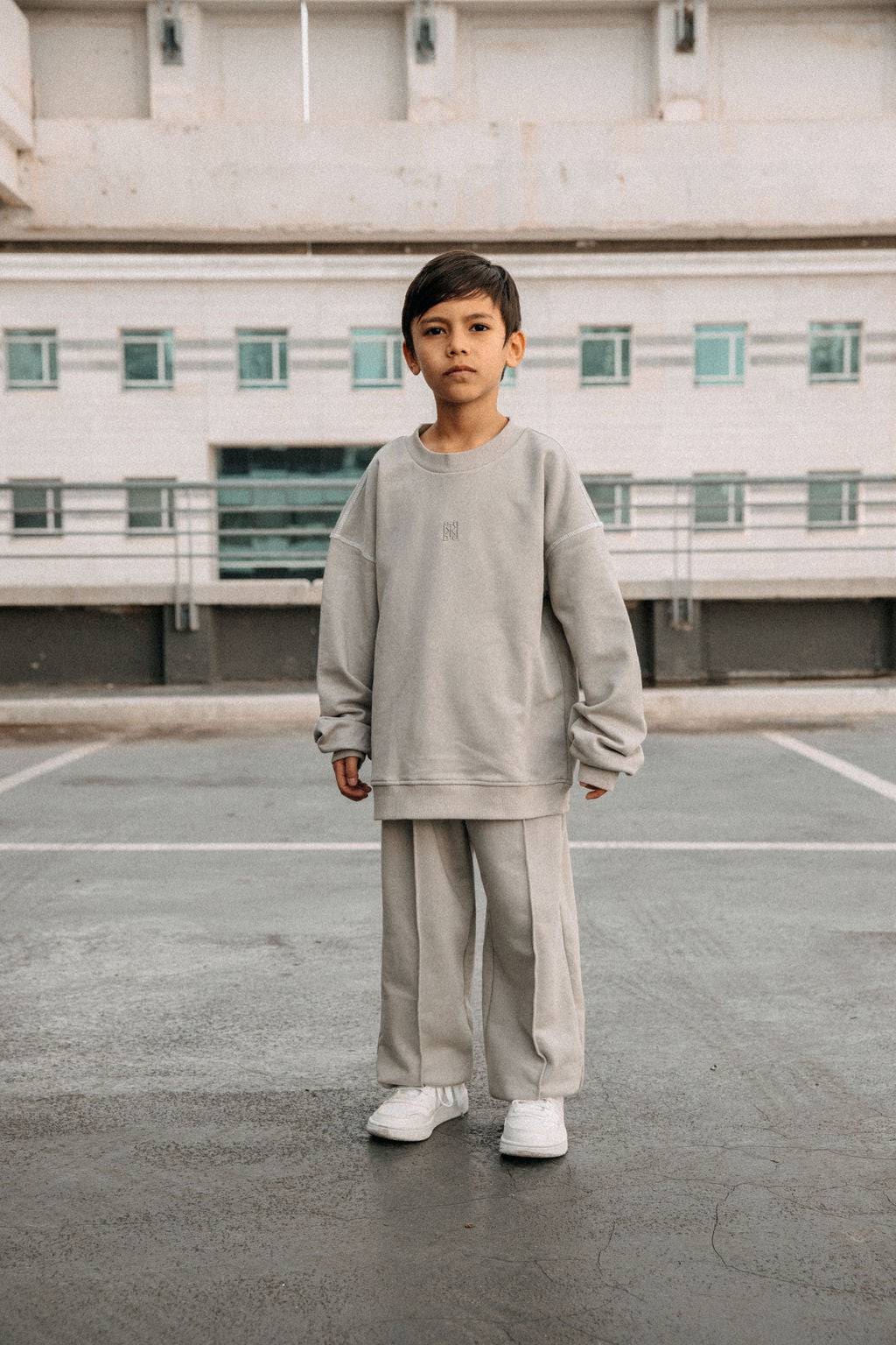 סווטשירט לוגו אבן - Hipster