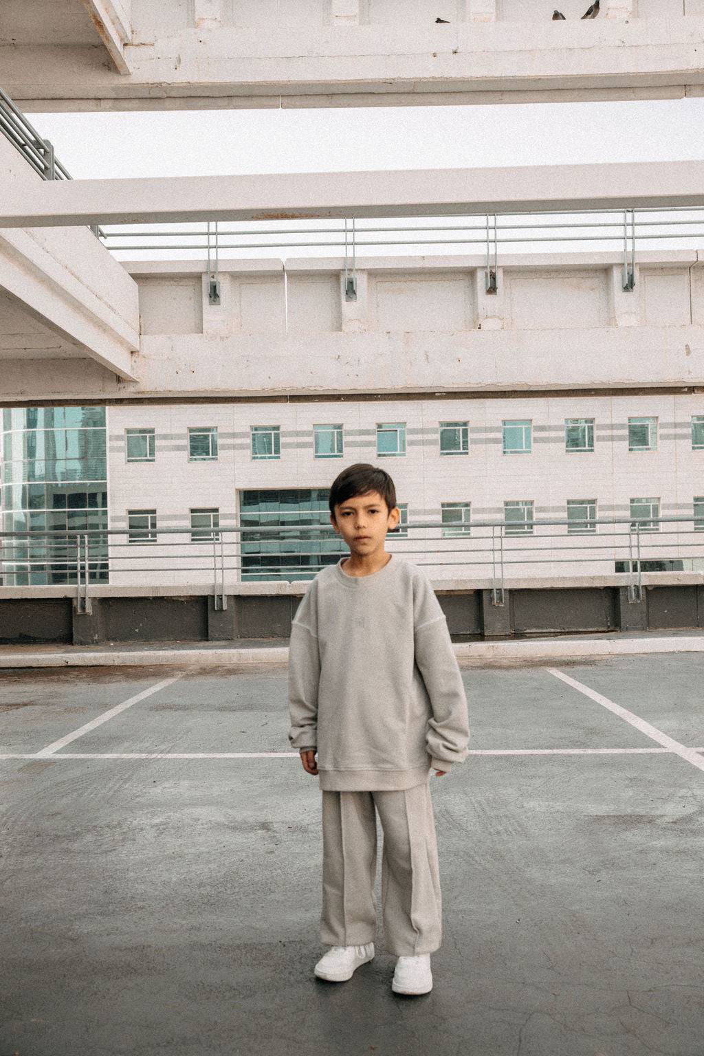 סווטשירט לוגו אבן - Hipster