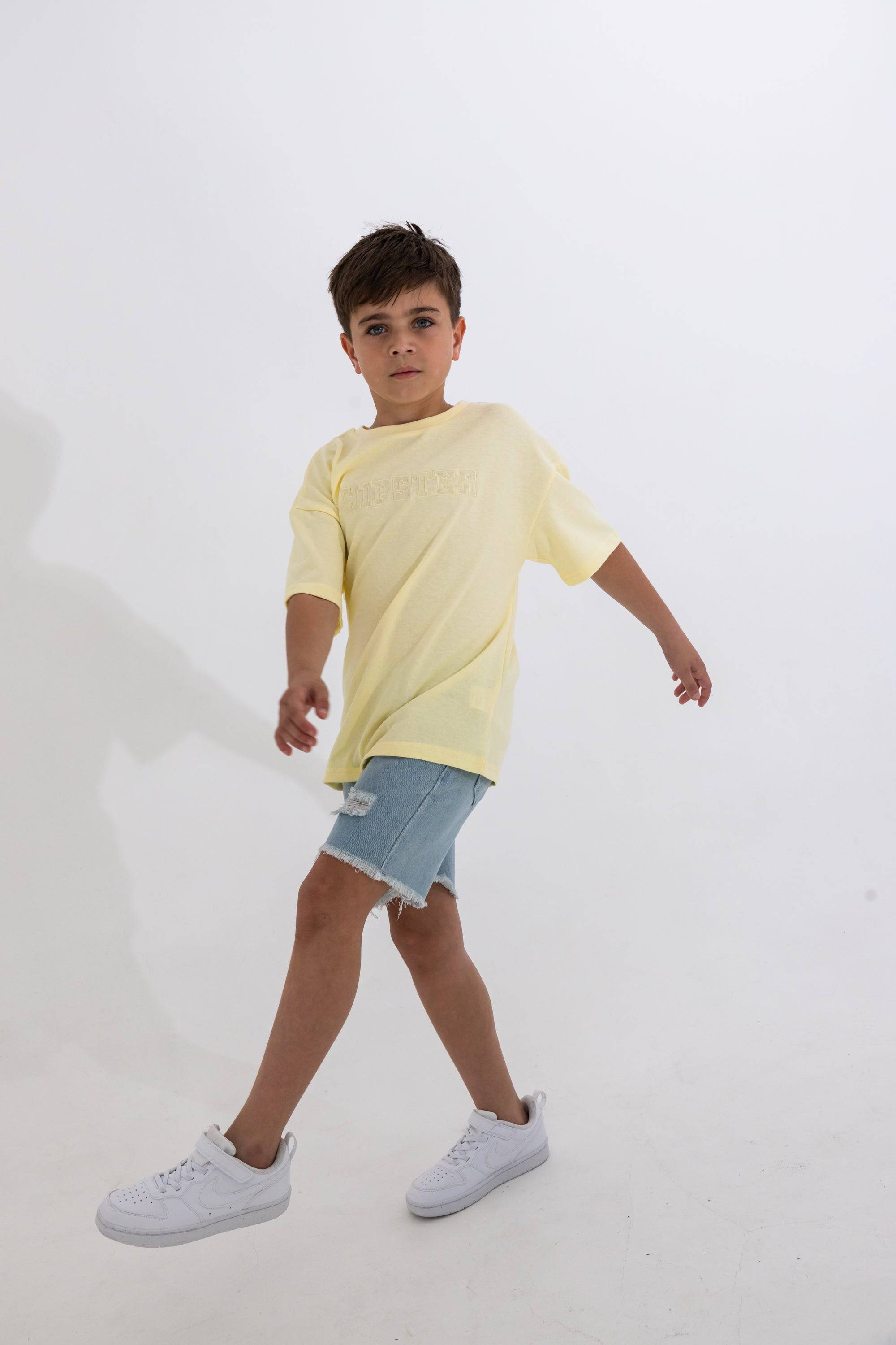 טישרט טוני צהובה - Hipster