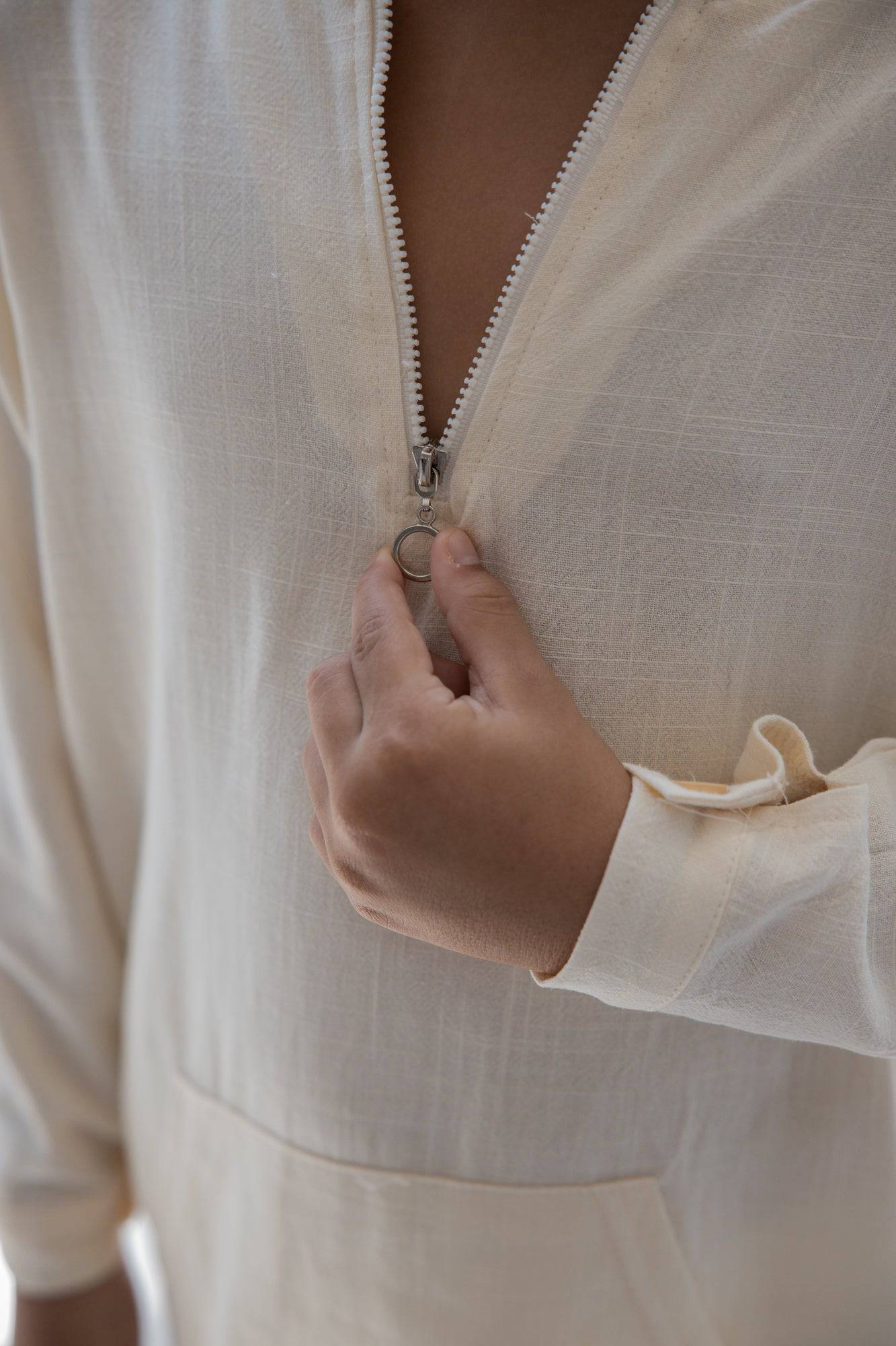 חולצת פשתן ריצרץ בננה - Hipster