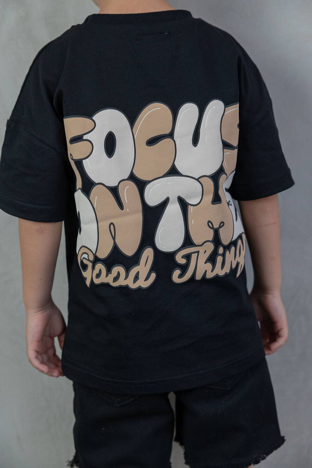 שחורה Focus טישירט - Hipster