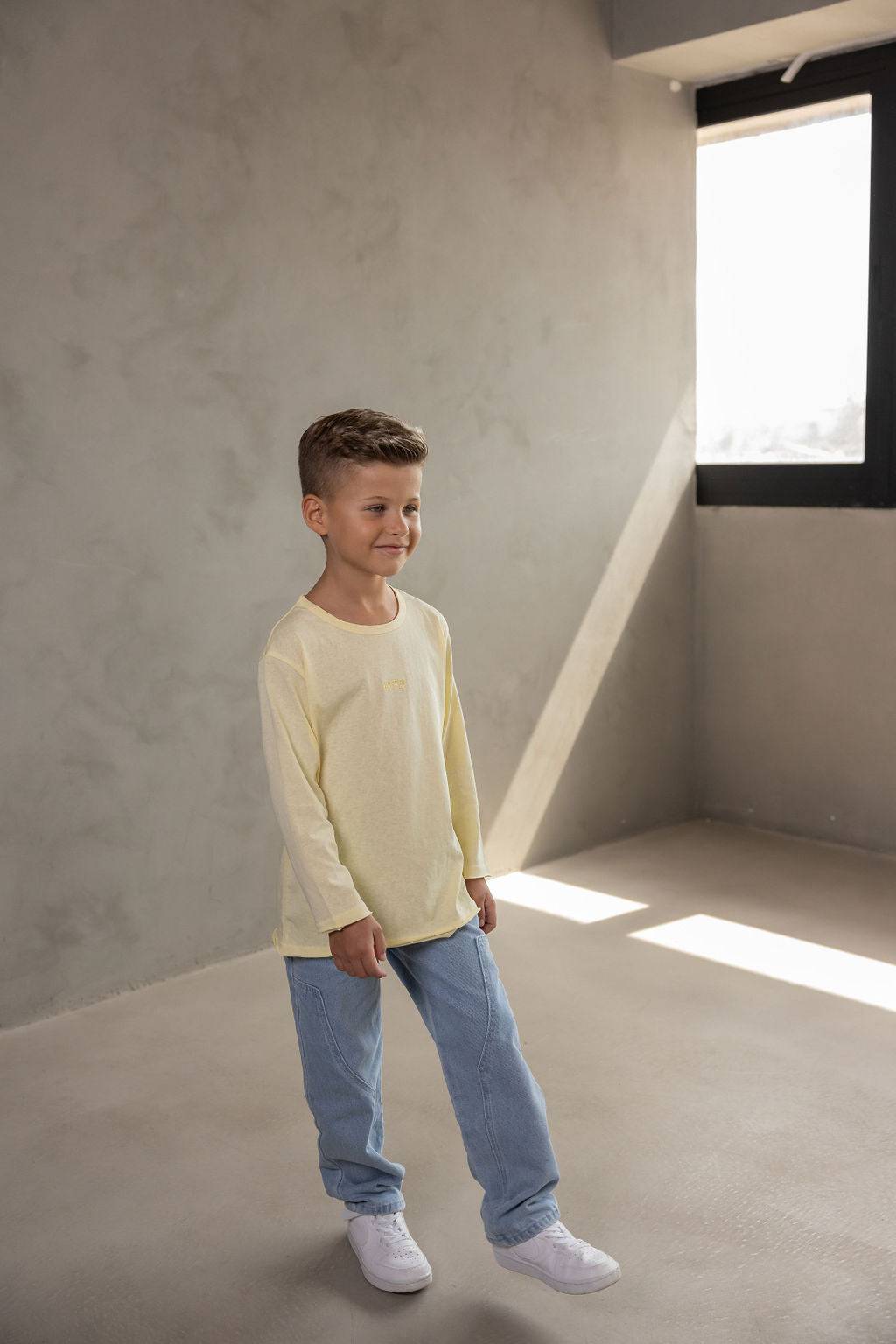 טי שירט צהובה ארוכה - Hipster