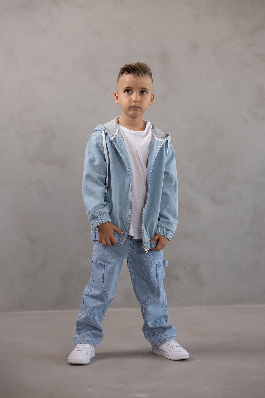 ג'קט ג'ינס בהיר ווש - Hipster