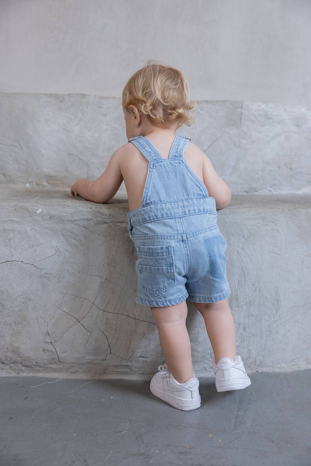 קצר DENIM אוברול - Hipster