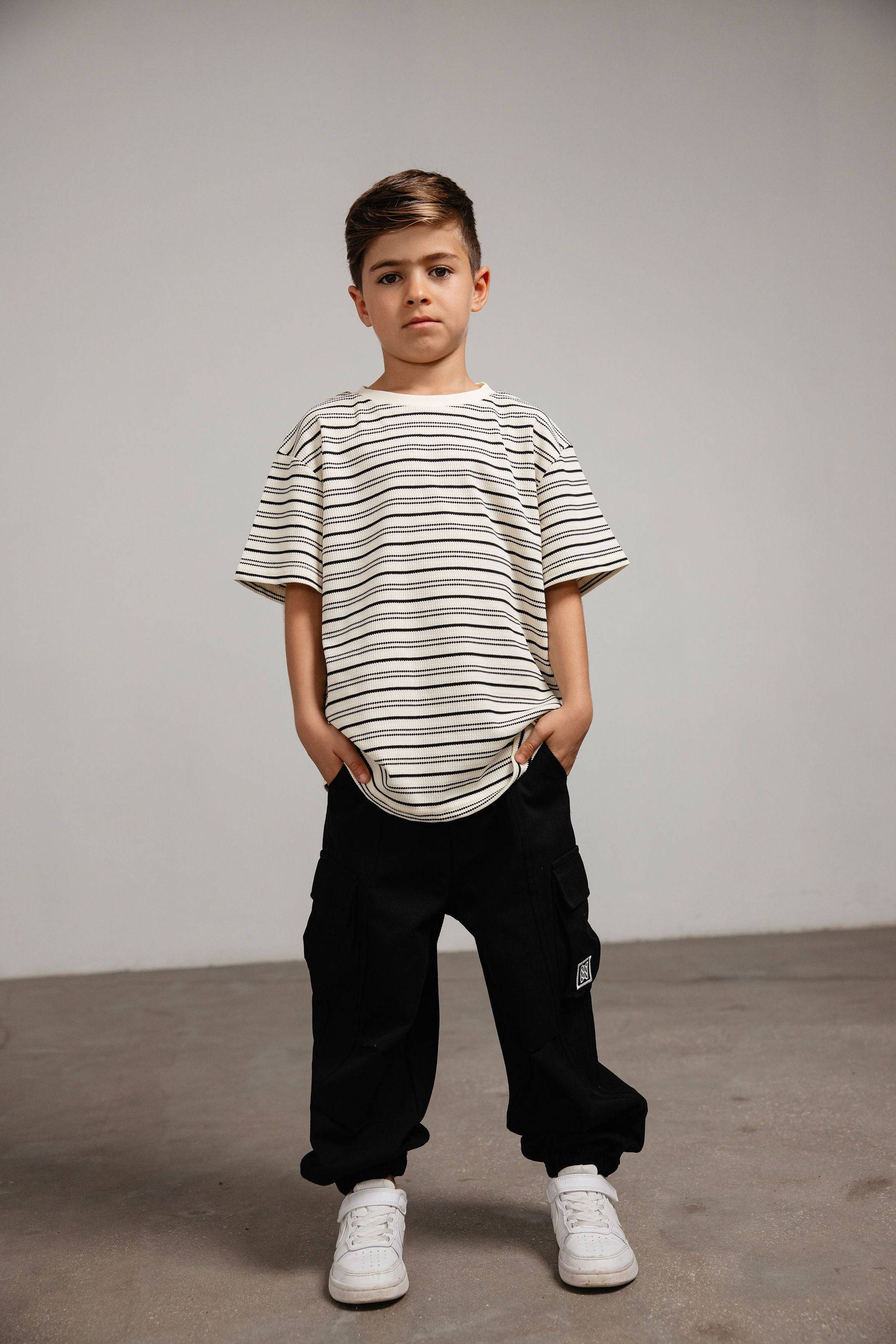 חולצת אוברסייז פסים - Hipster