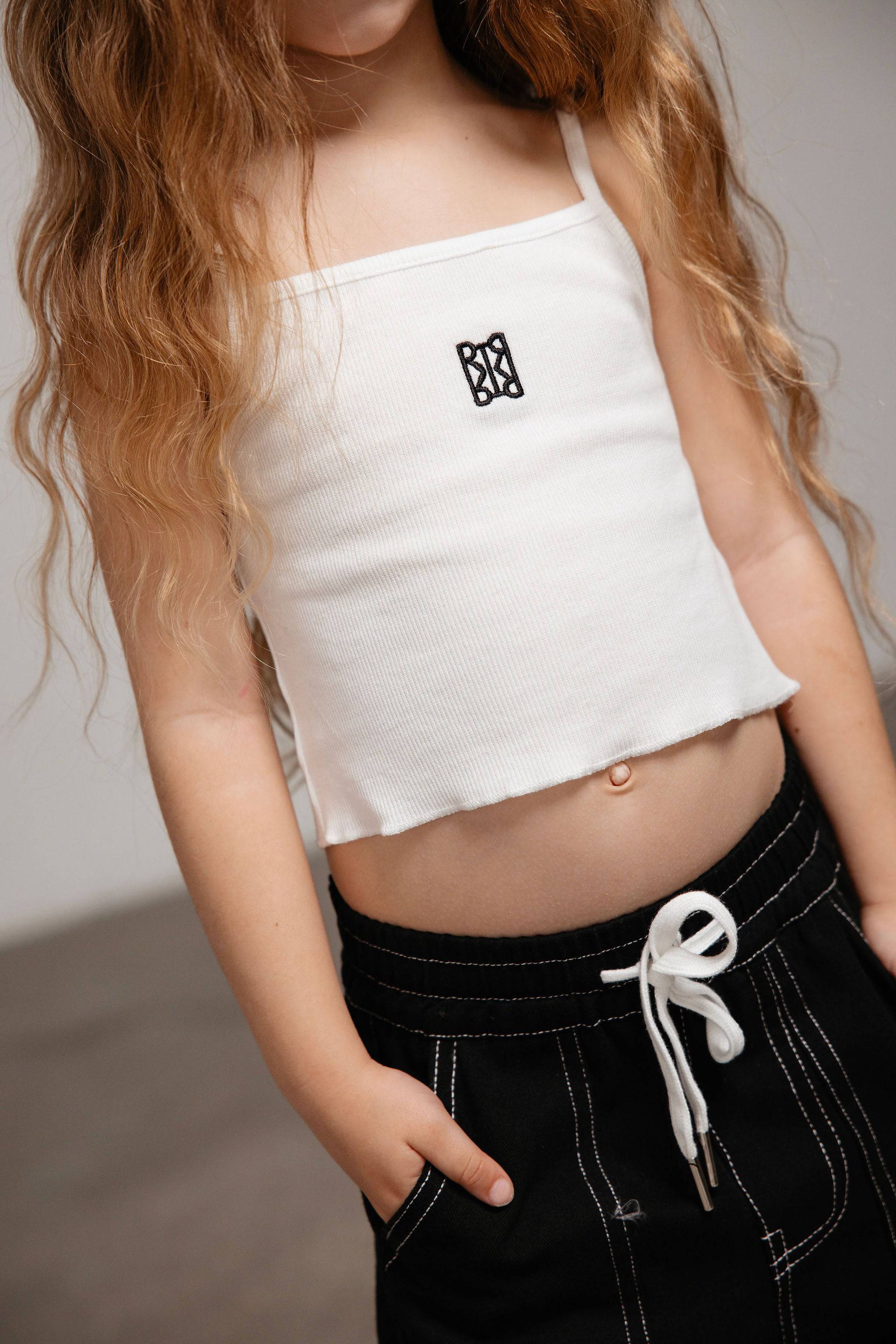 גופיית מלמלה לבנה - Hipster