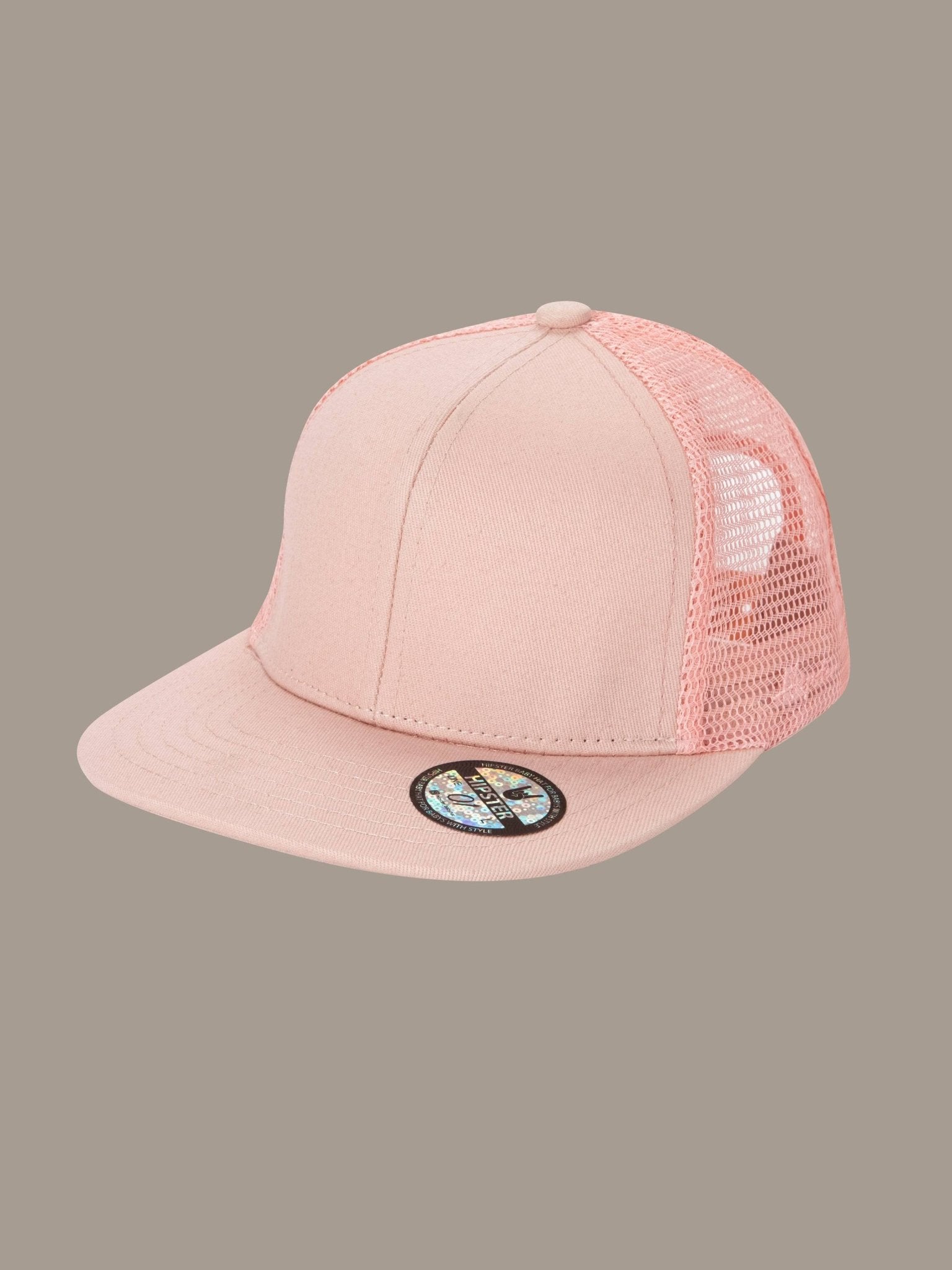 כובע ורוד חלק - Hipster