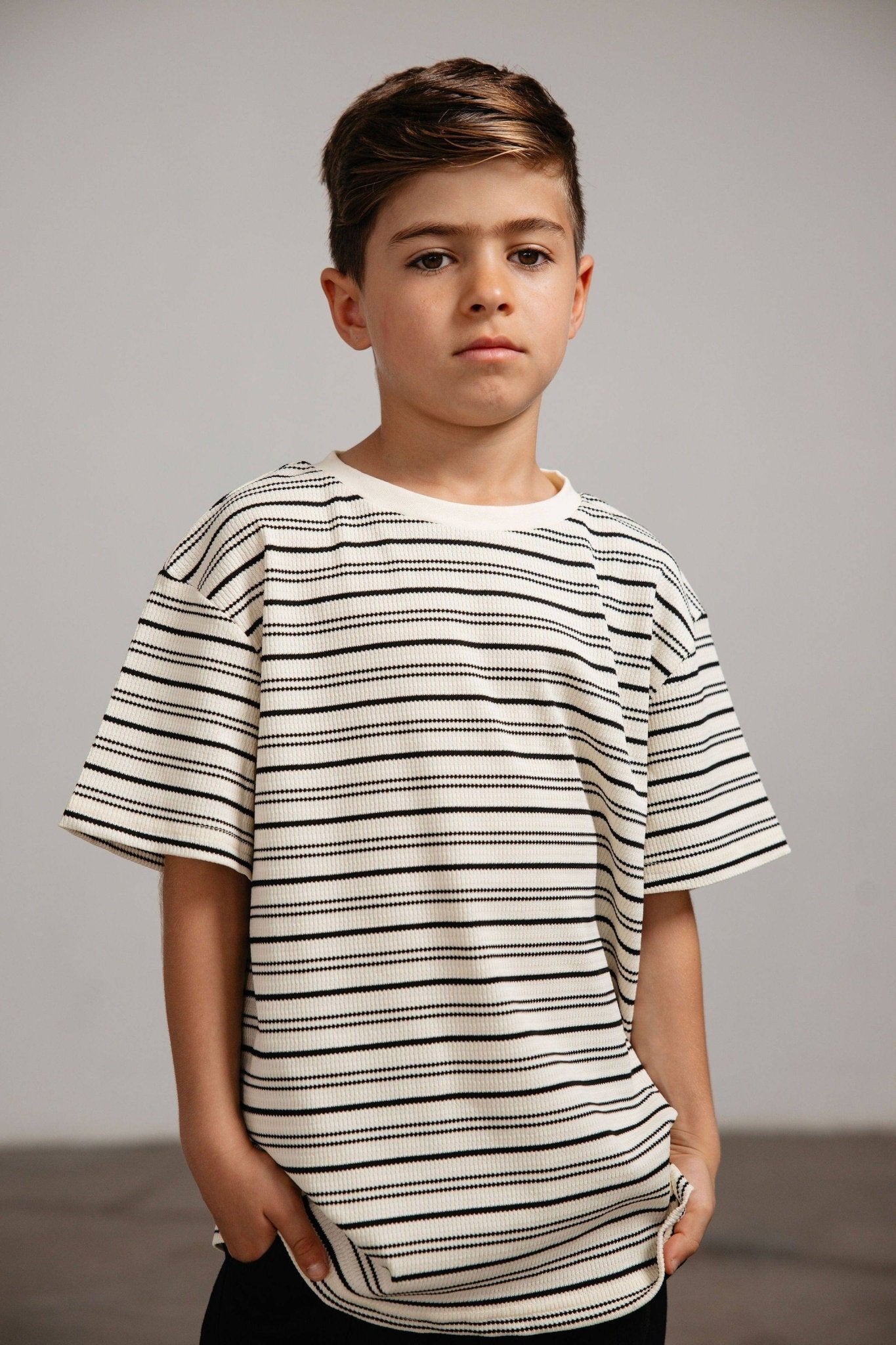 חולצת אוברסייז פסים - Hipster