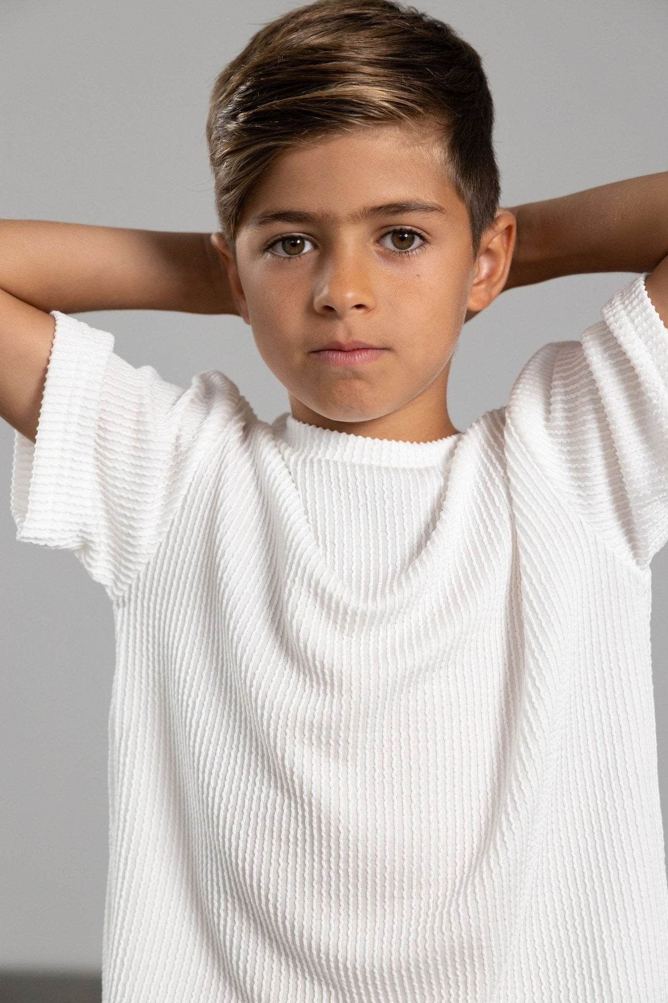 חולצת דניס לבנה - Hipster