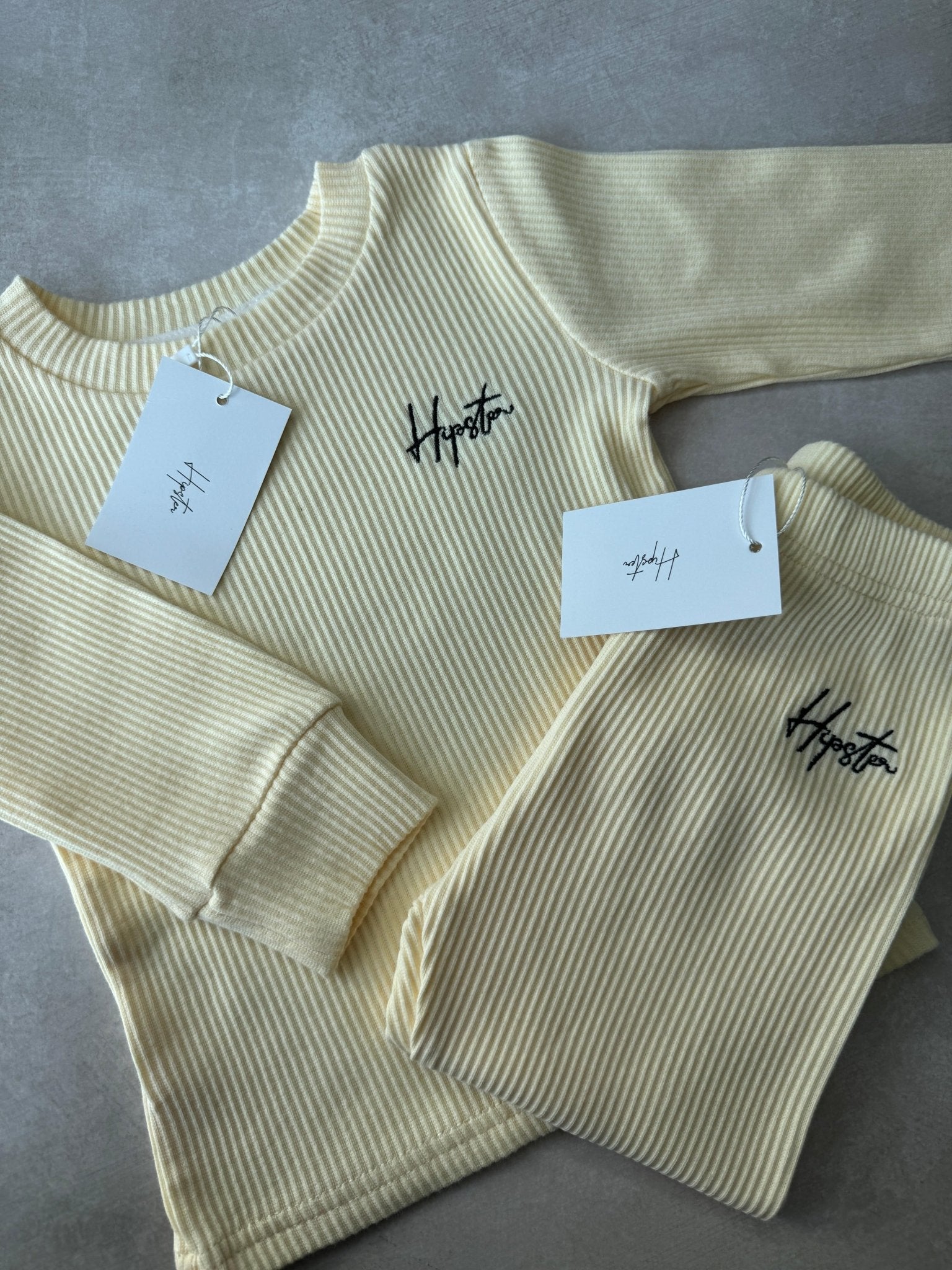 חולצת ריב צהוב בננה - Hipster