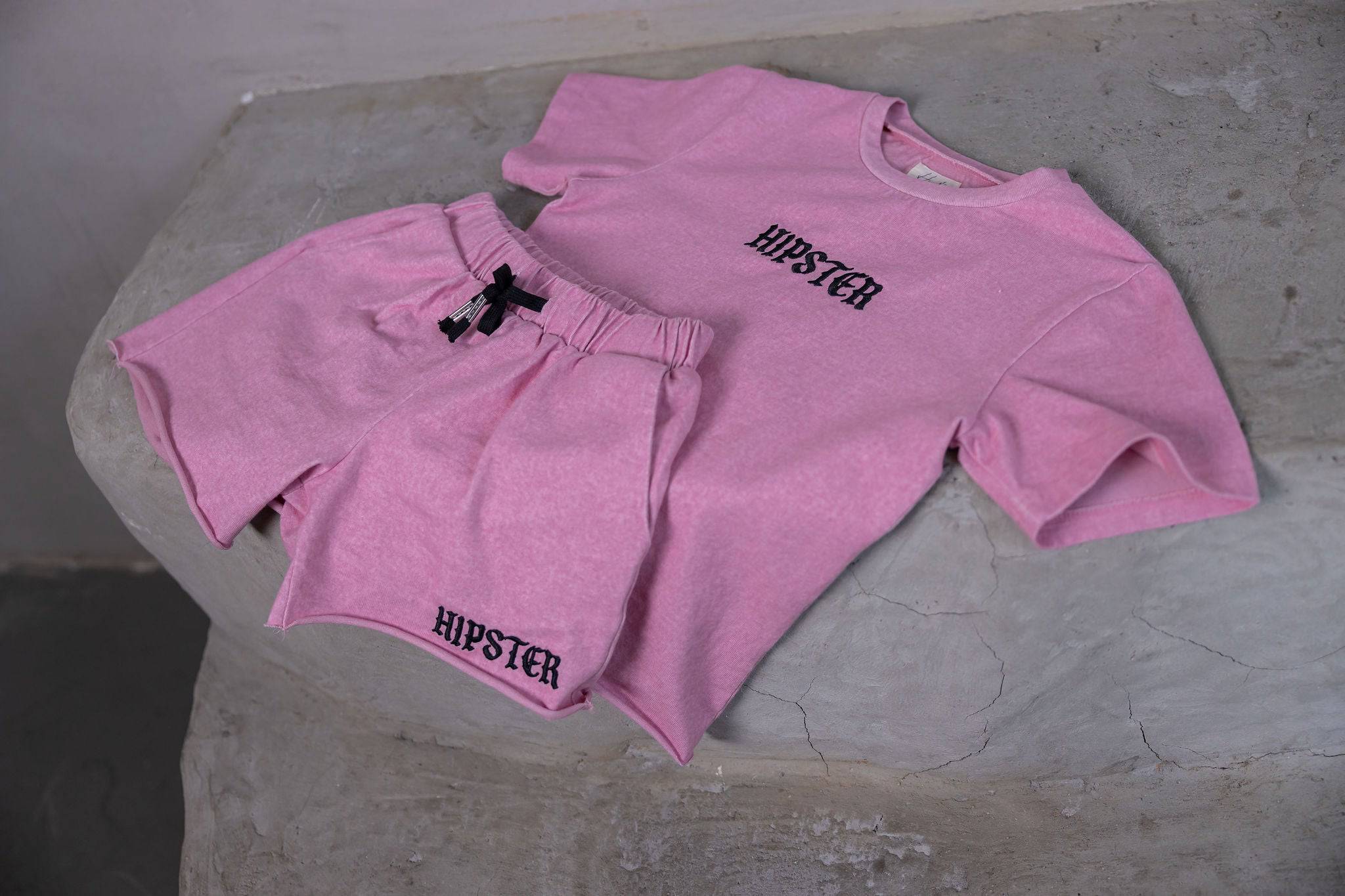 wash חליפת ורודה - Hipster