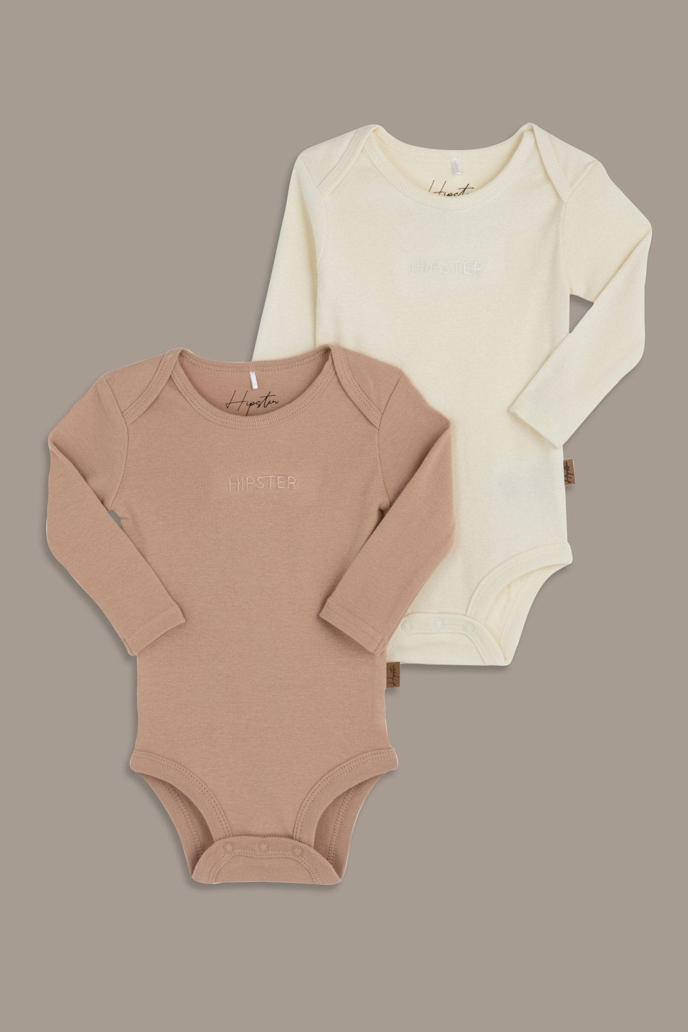 זוג בגדי גוף ארוכים פודרה - Hipster