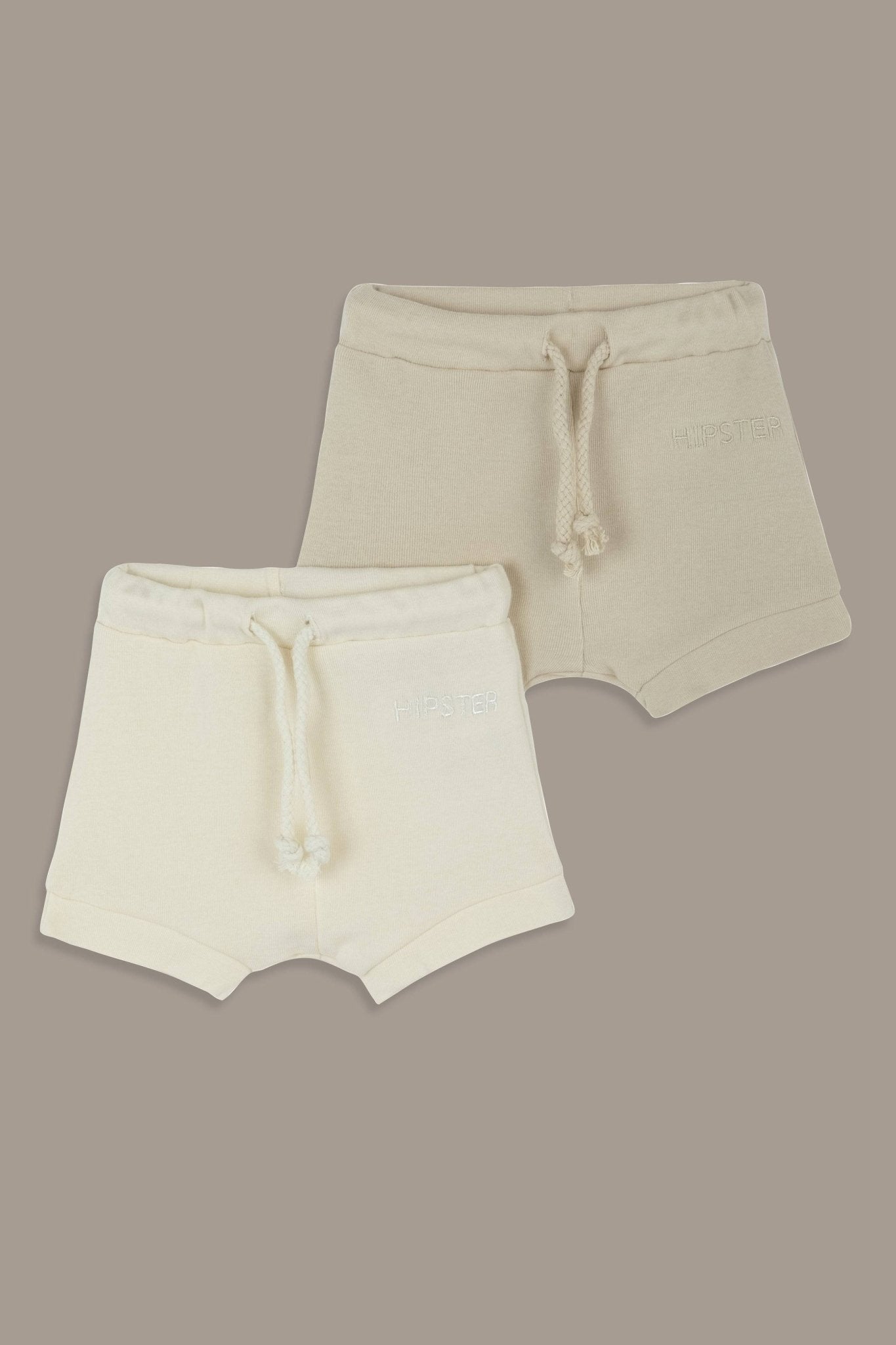 זוג מכנסיים קצרים אבן - Hipster