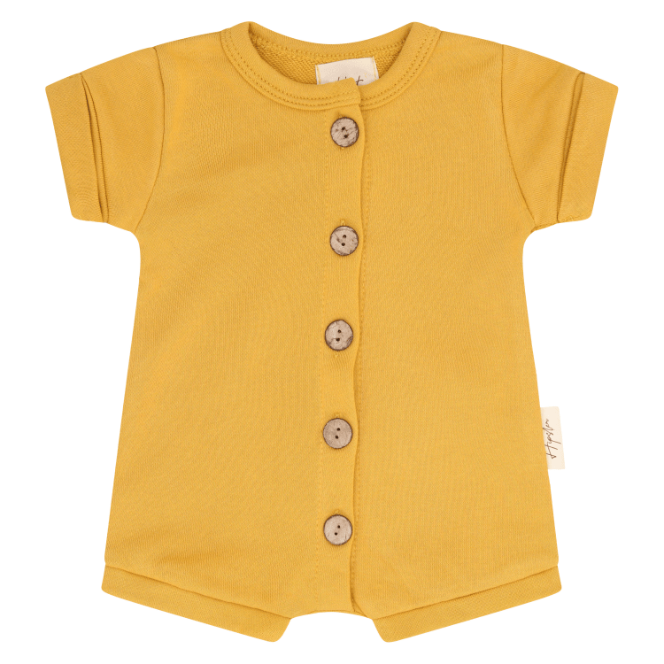 אוברול כפתורים חרדל - Hipster