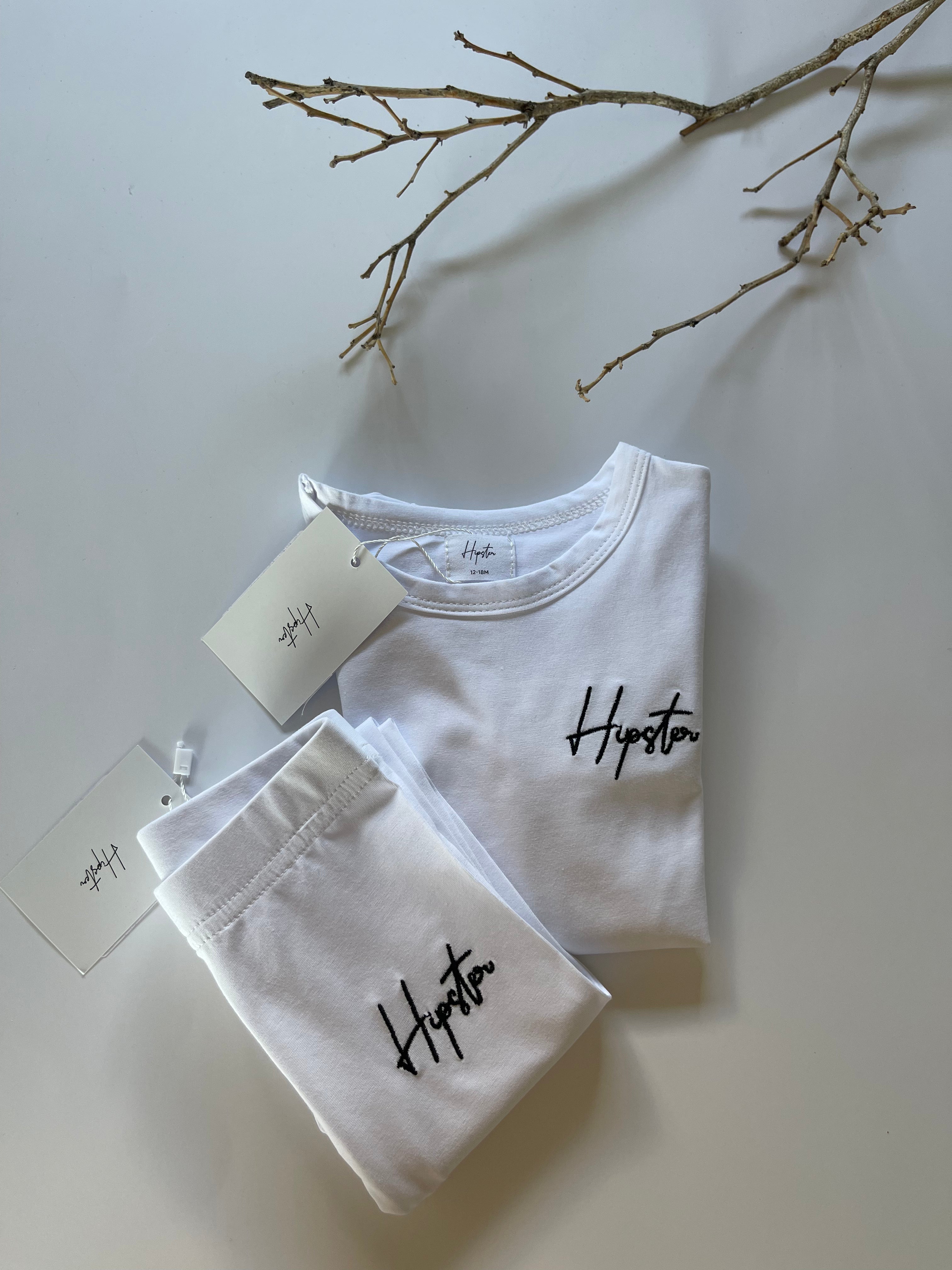 טייץ לבן - Hipster