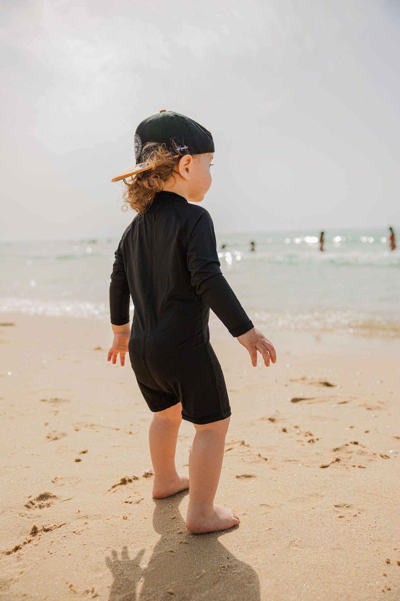 אוברול בגד ים שחור - Hipster