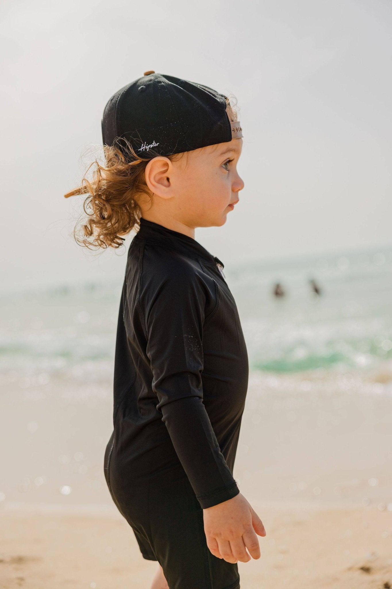 אוברול בגד ים שחור - Hipster