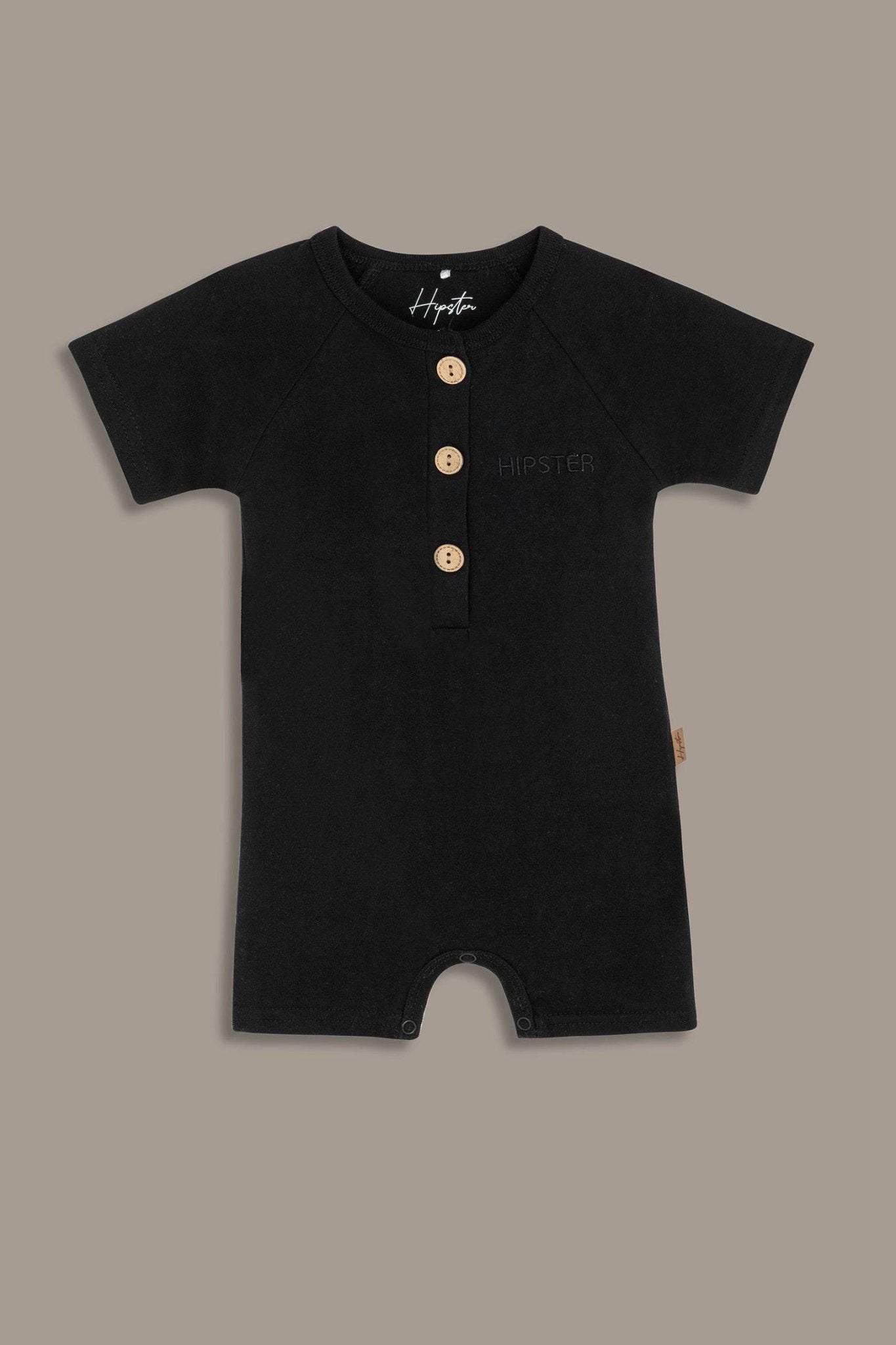 אוברול קצר שחור - Hipster