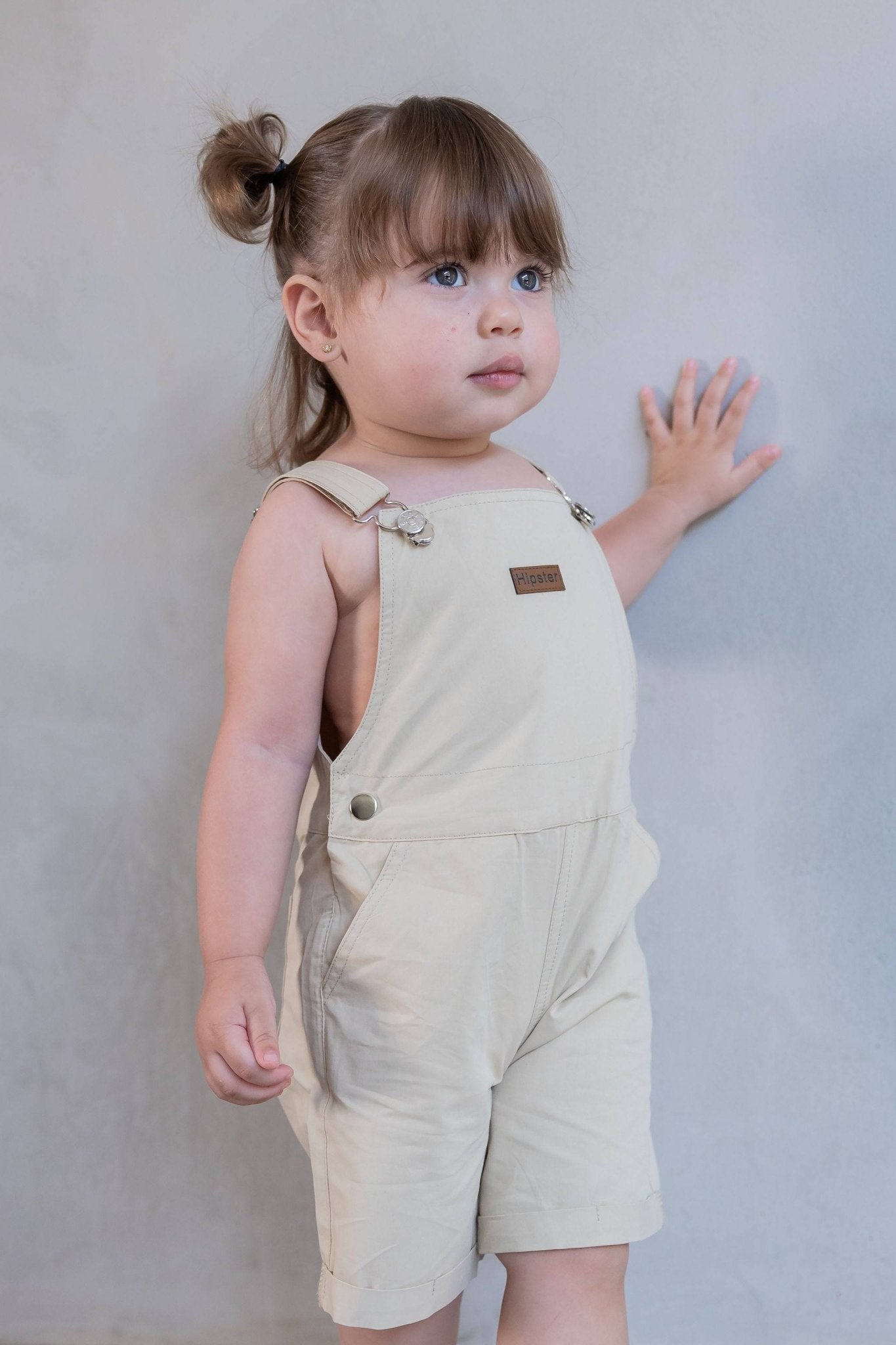 אוברול ליב בז' - Hipster