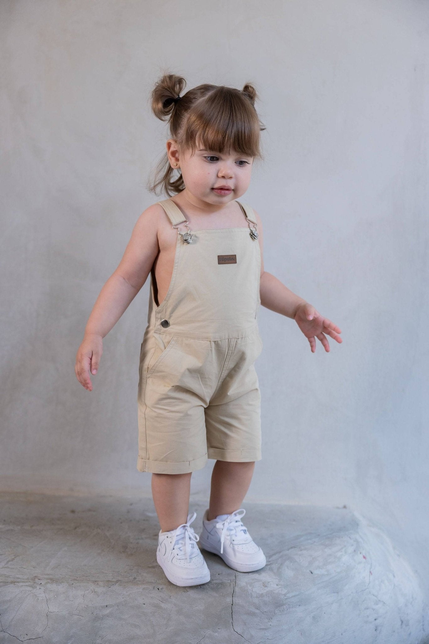 אוברול ליב בז' - Hipster