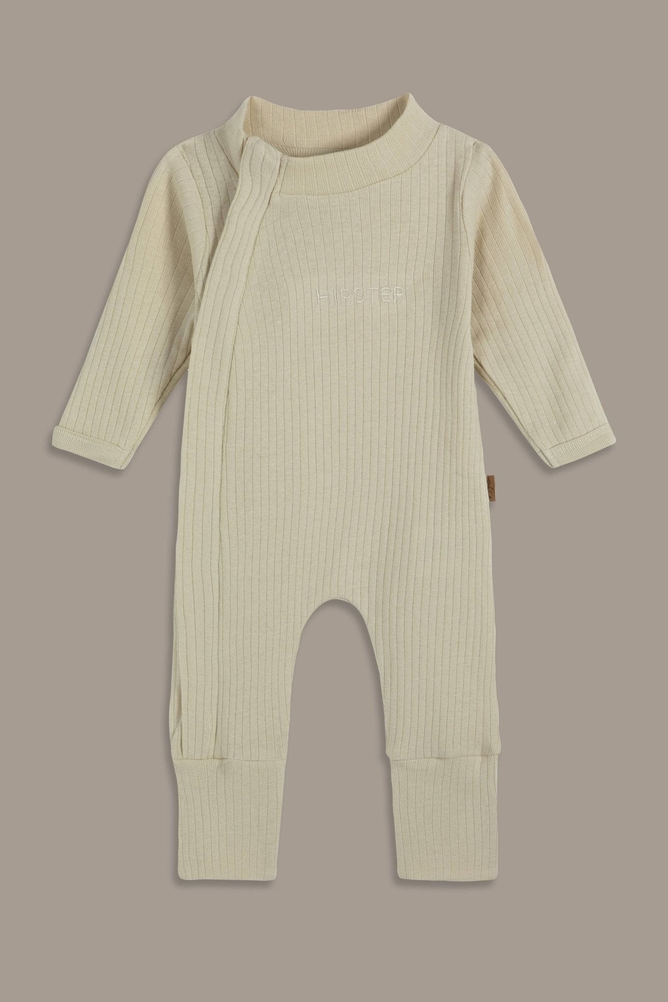 אוברול ריב בז' - Hipster