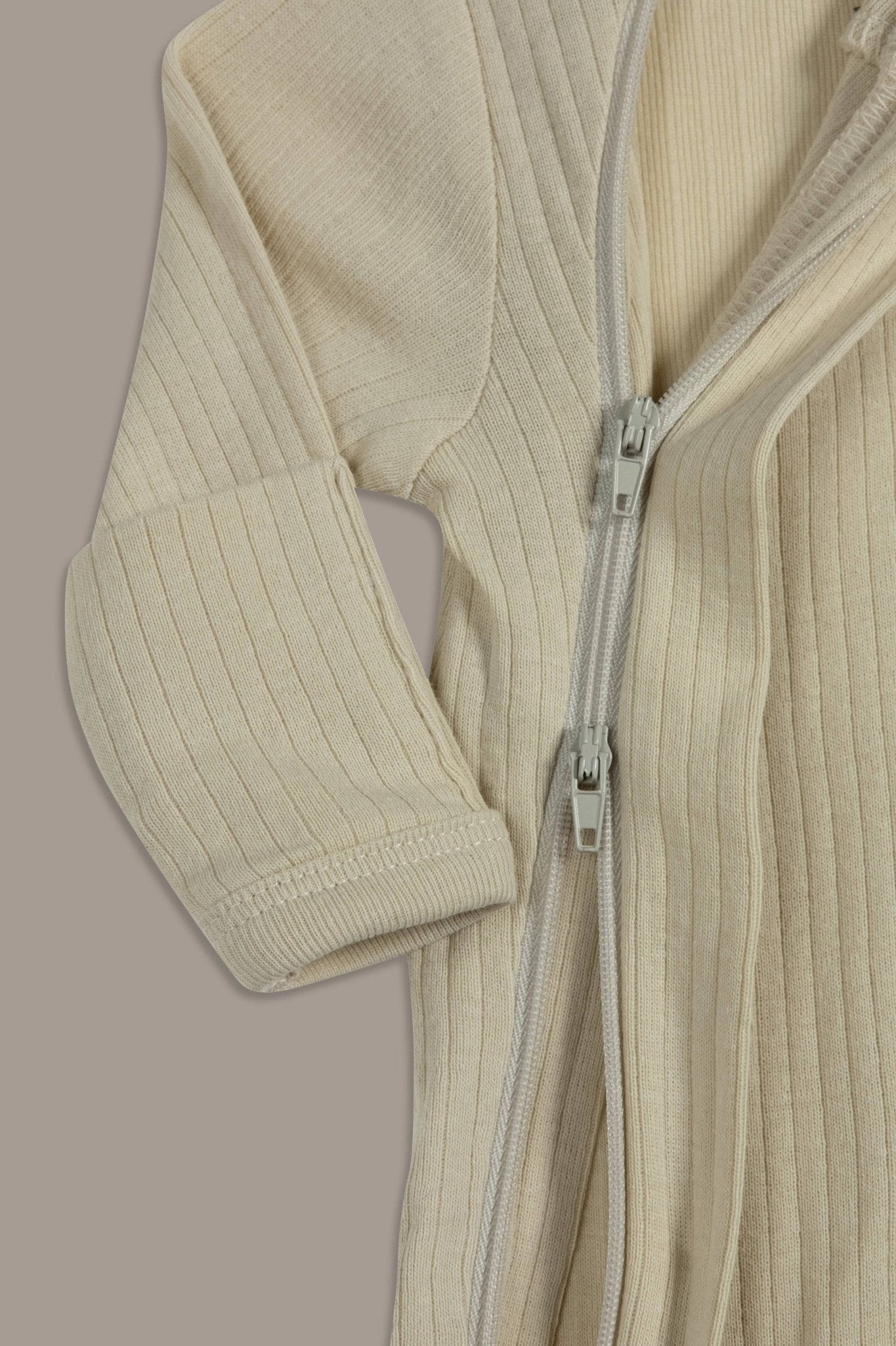 אוברול ריב בז' - Hipster