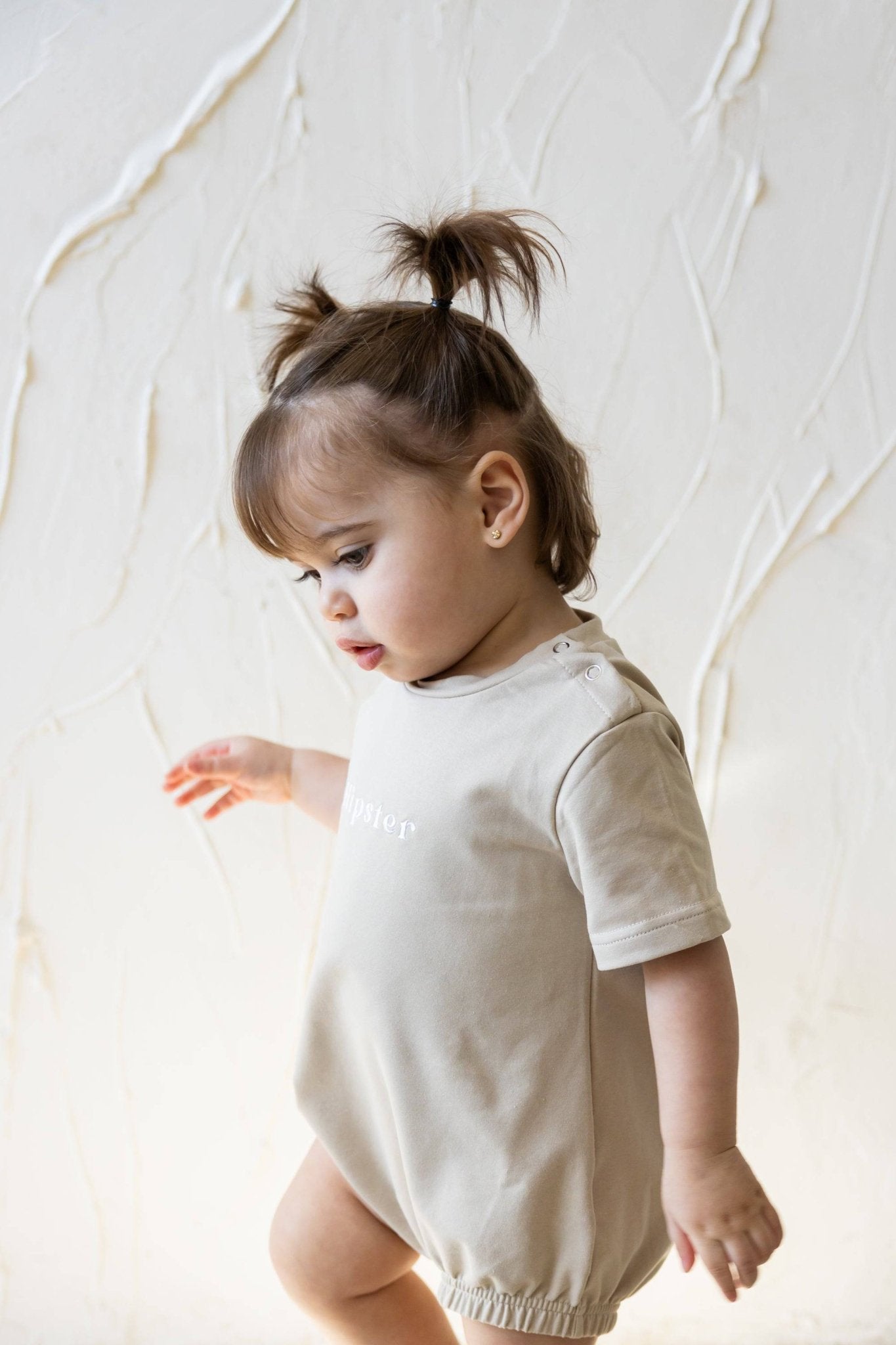 אוברול תיקתקים בז' - Hipster