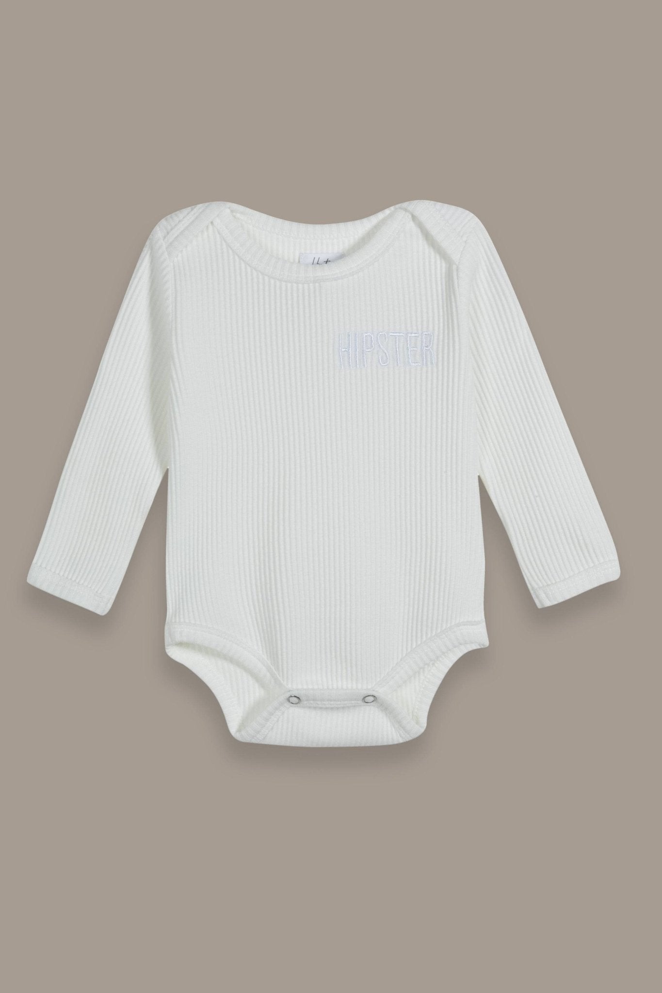בגד גוף בייבי לבן - Hipster
