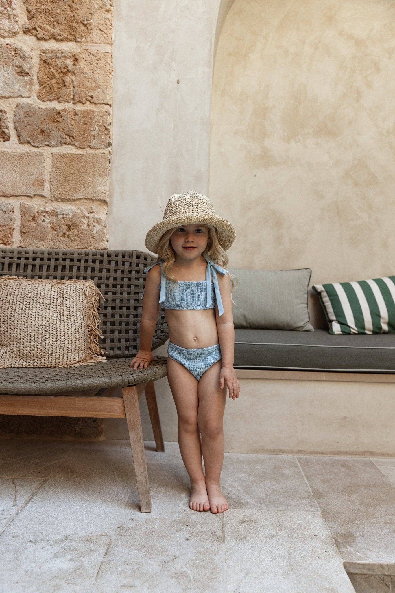 בגד ים כיווצים ופרינט פרחוני - Hipster