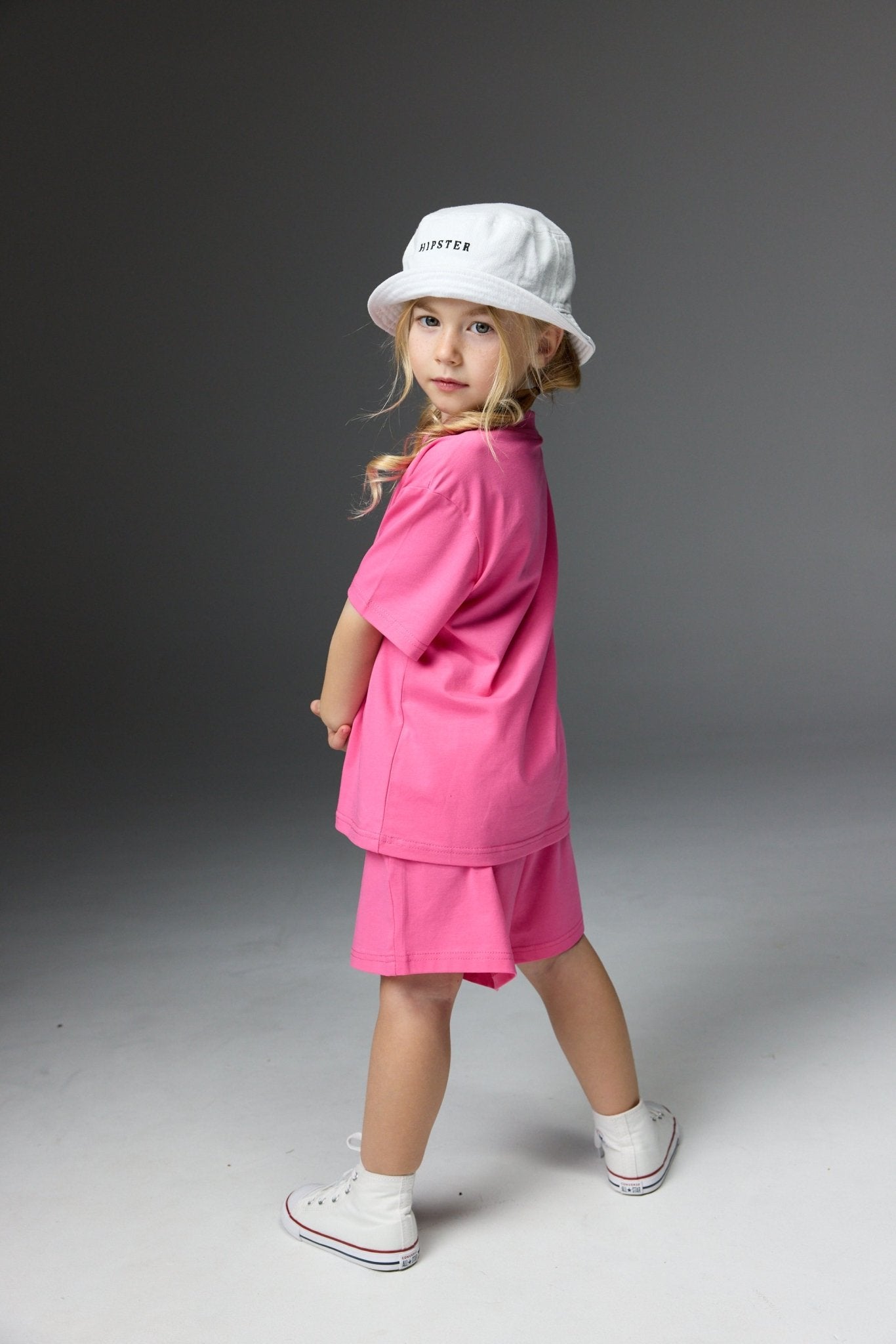 חליפת color ורודה - Hipster