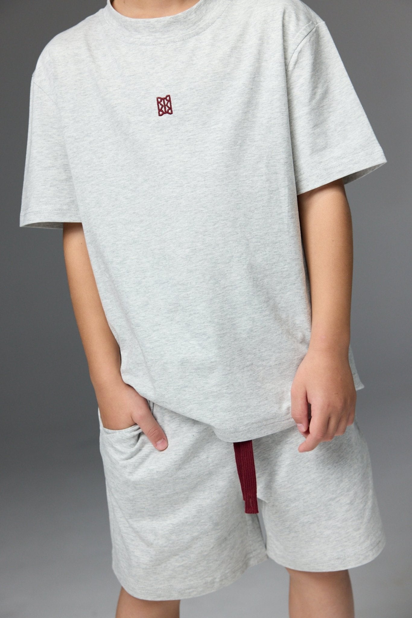 חליפת color אפור מלאנז - Hipster