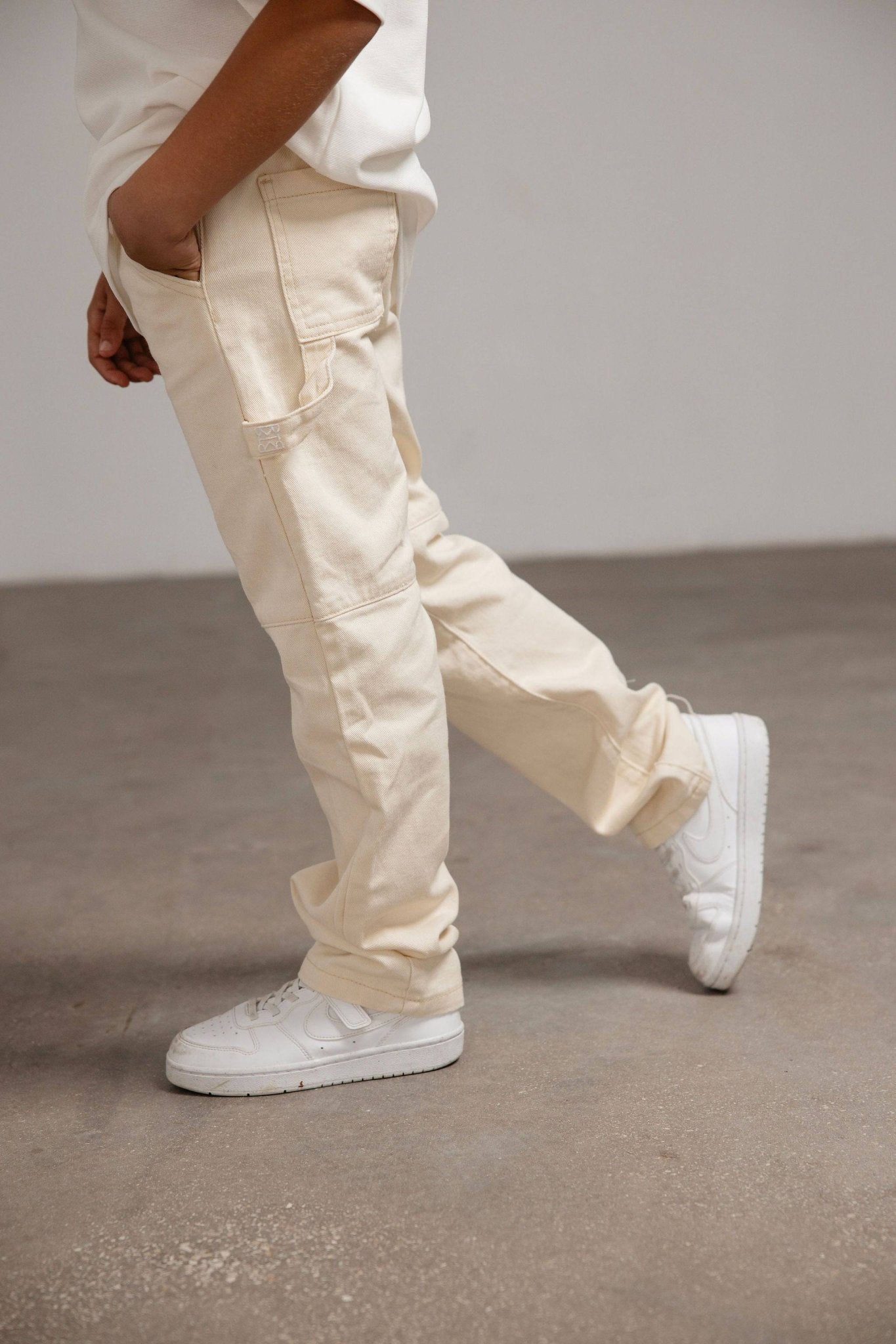 דגמח ג'ינס שמנת - Hipster