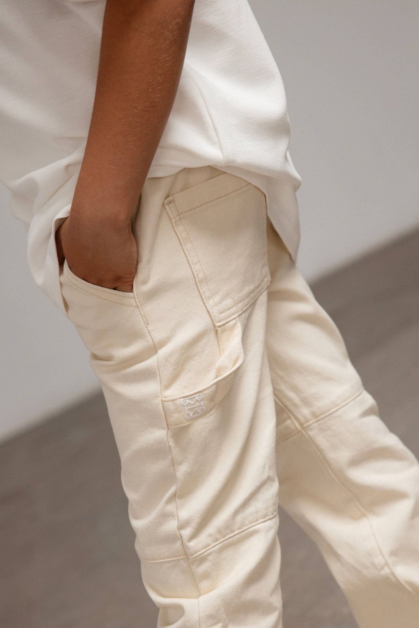 דגמח ג'ינס שמנת - Hipster