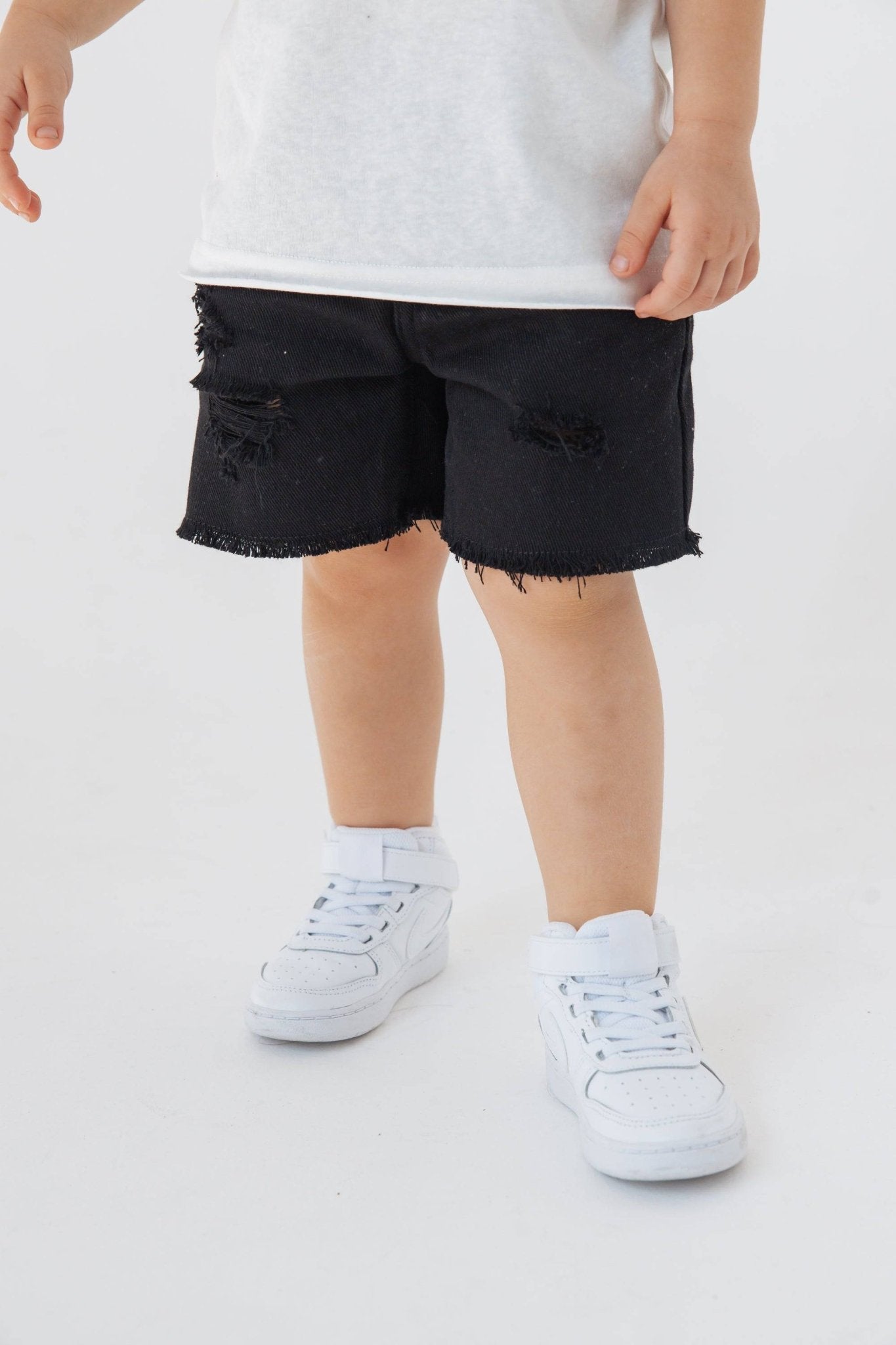 ג'ינס שחור קצר - Hipster