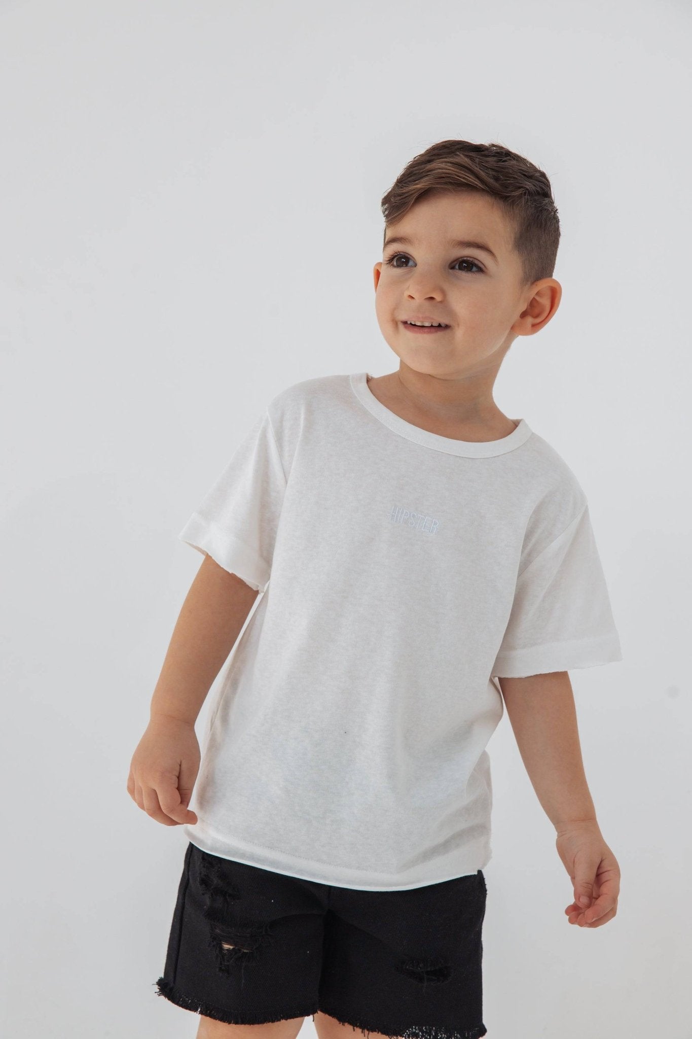 ג'ינס שחור קצר - Hipster