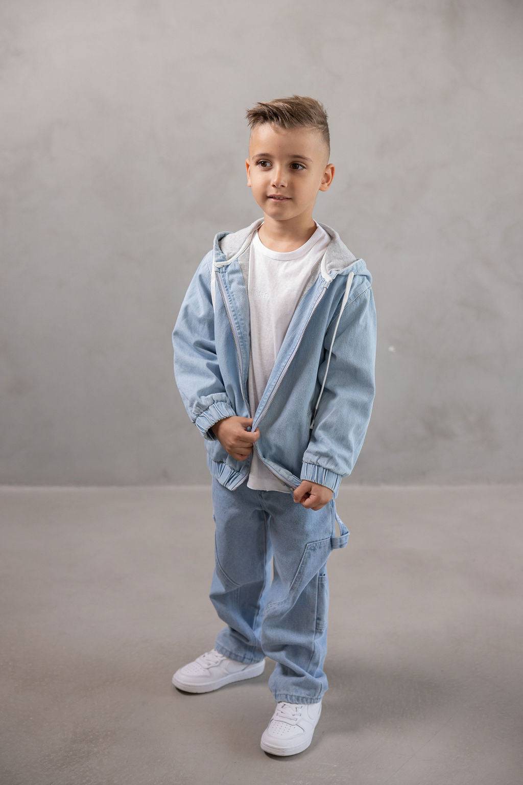 ג'קט ג'ינס בהיר ווש - Hipster