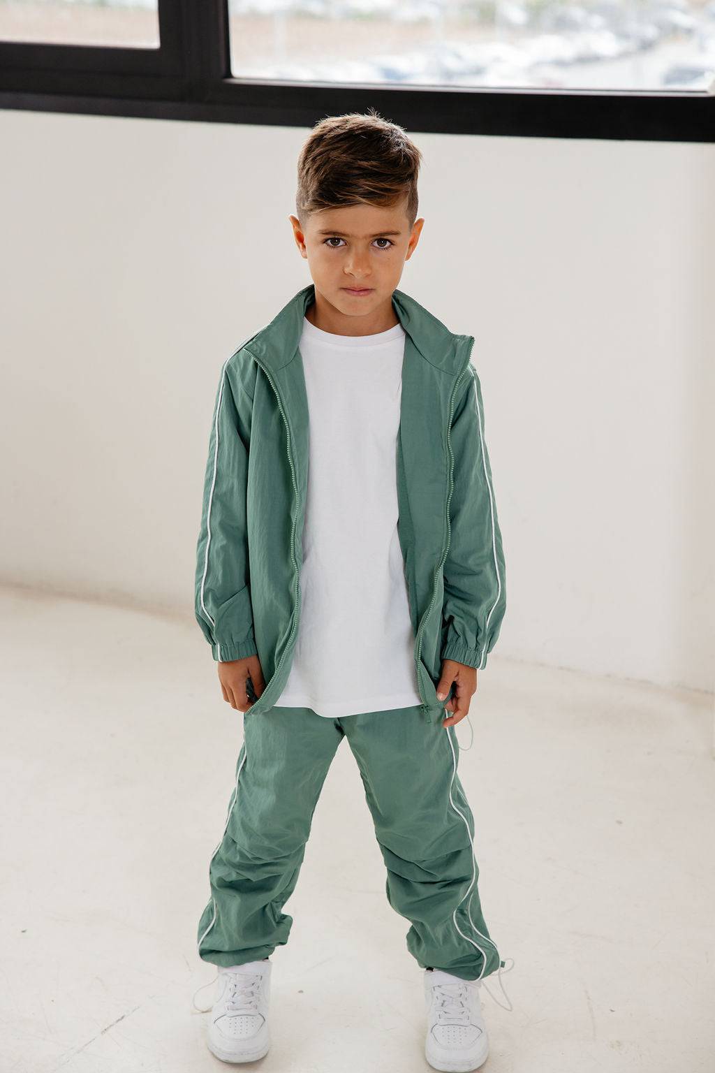 ג'קט ניילון ירוק - Hipster