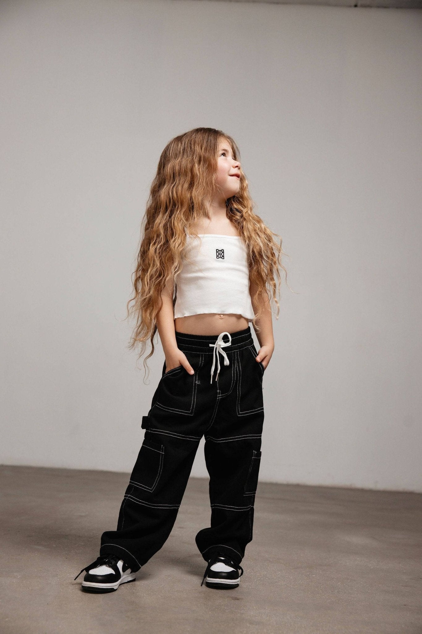 גופיית מלמלה לבנה - Hipster