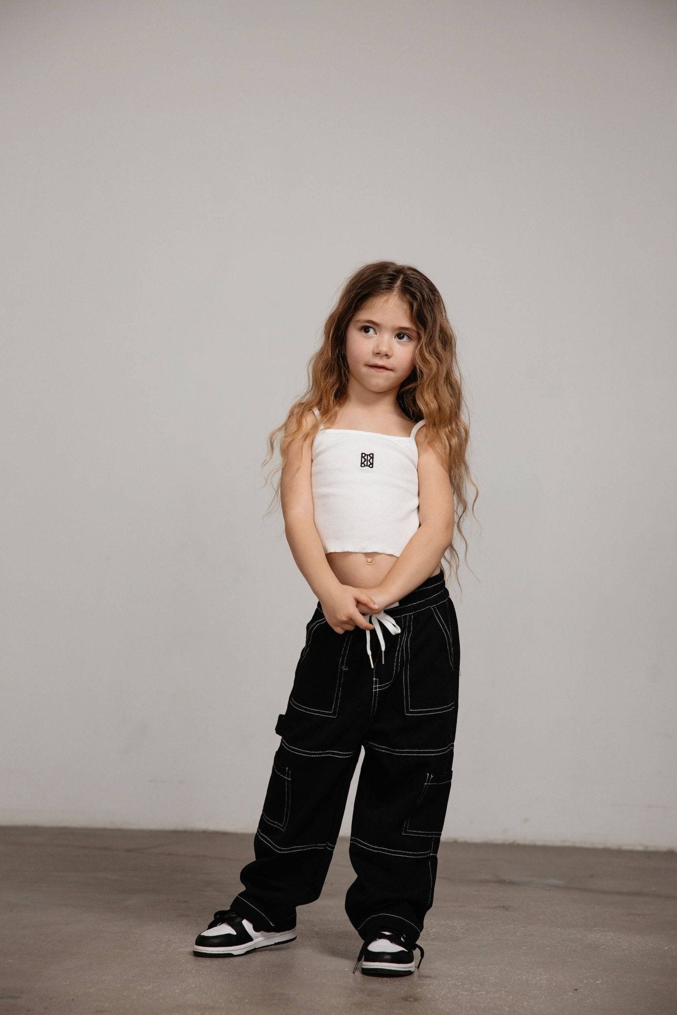 גופיית מלמלה לבנה - Hipster