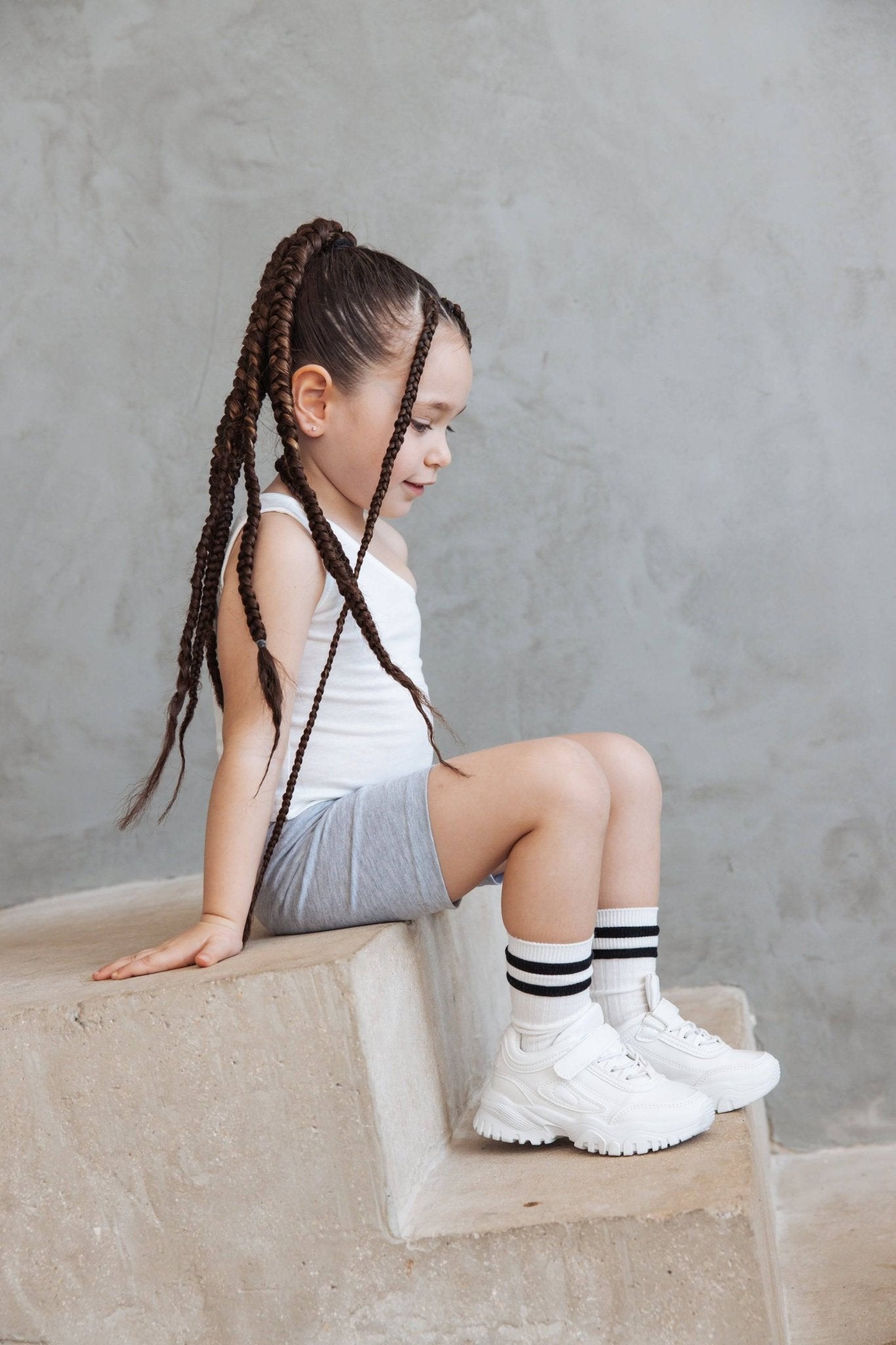 טייץ אפור קצר - Hipster