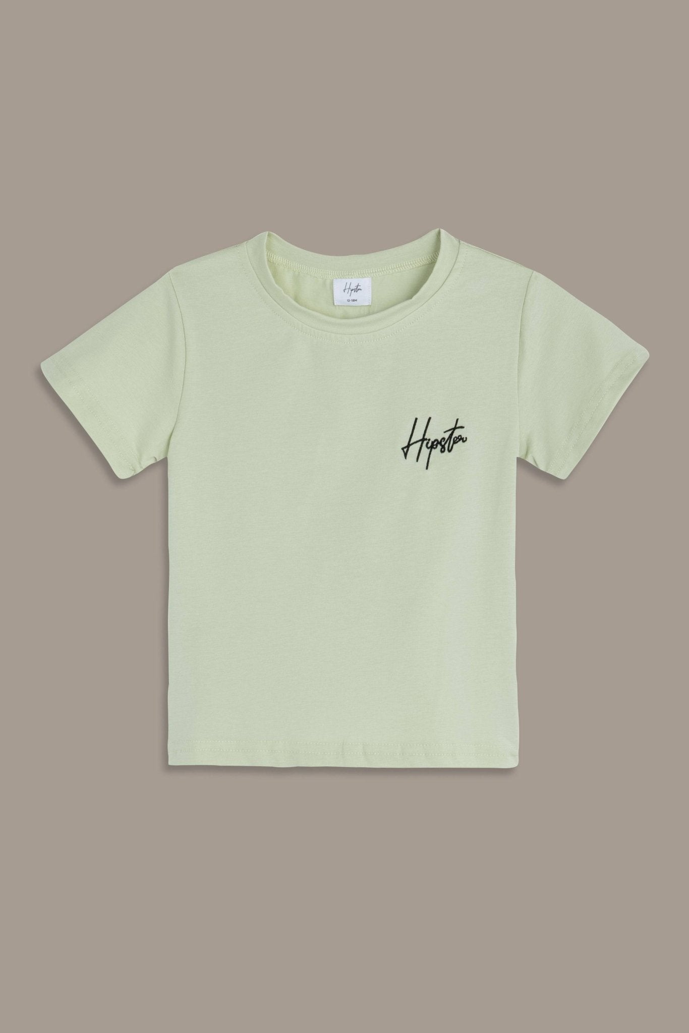 טישרט בייסיק קצרה מנטה - Hipster